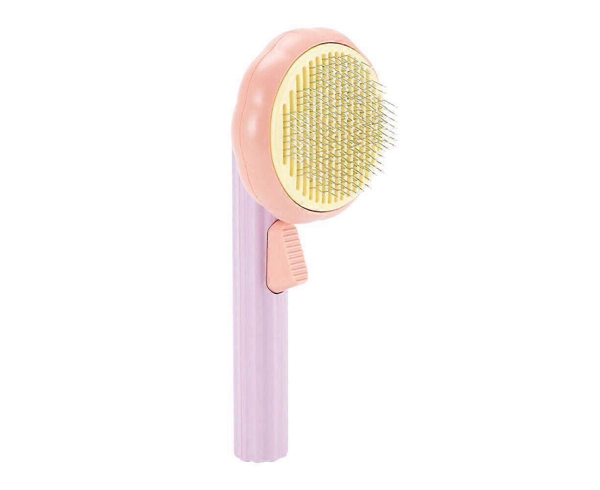 Self-Cleaning Slicker Comb For Dog Cat Rabbit Puppy Grooming Pumpkin Brush Tool