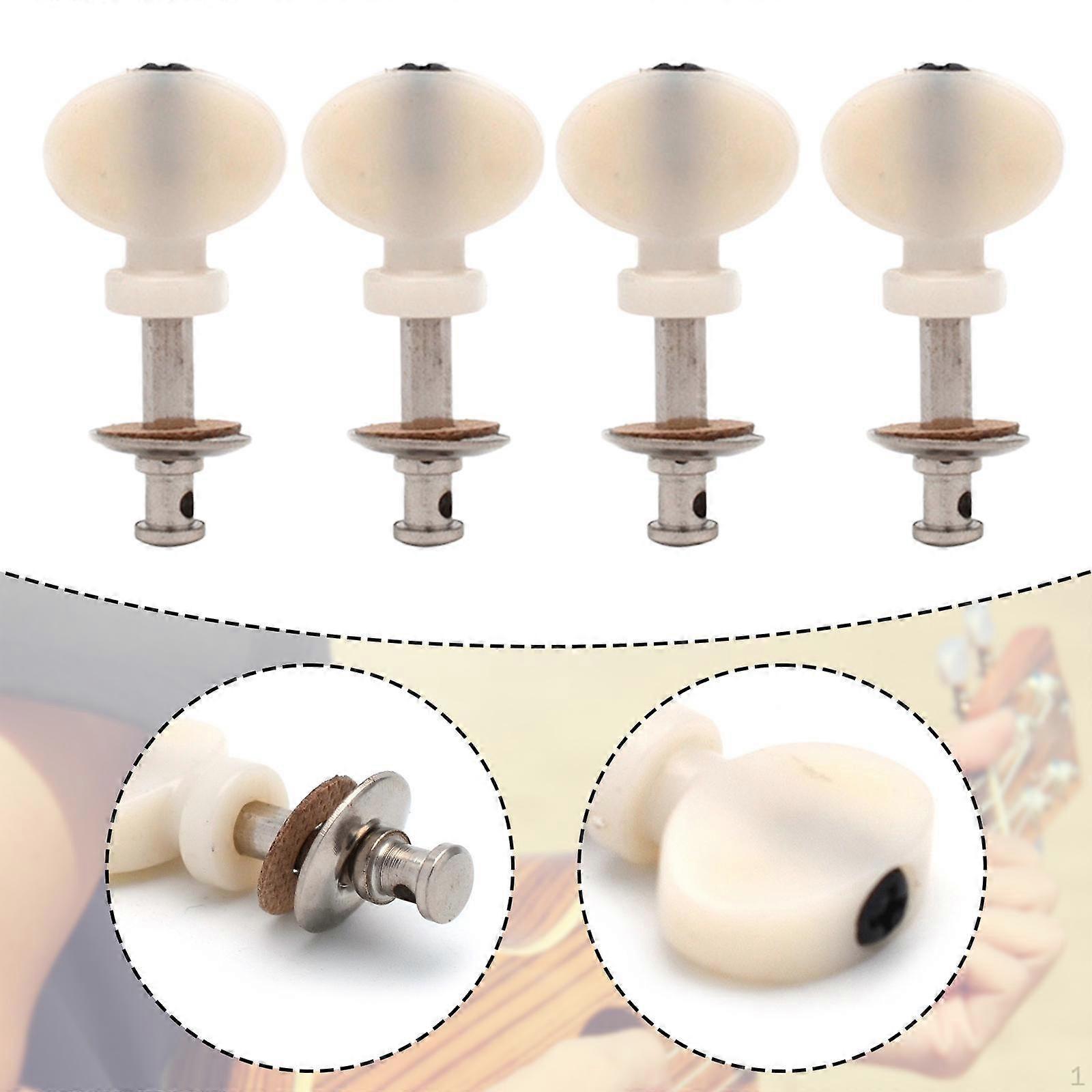 4Pcs Ukulele String Pegs Machine Head Pin, Replacement Instrument Accessories for Show Live