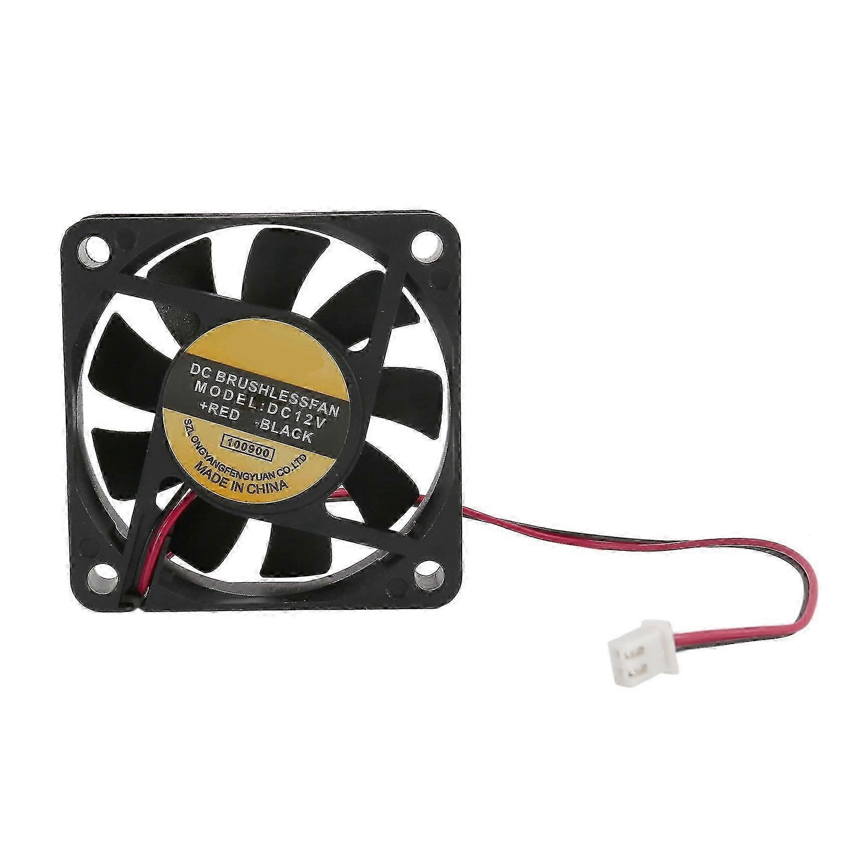 Ανεμιστήρας ψύξης DC 12V 2Pins 60mm x 15mm για το ψυγείο CPU περίπτωσης υπολογιστή PC