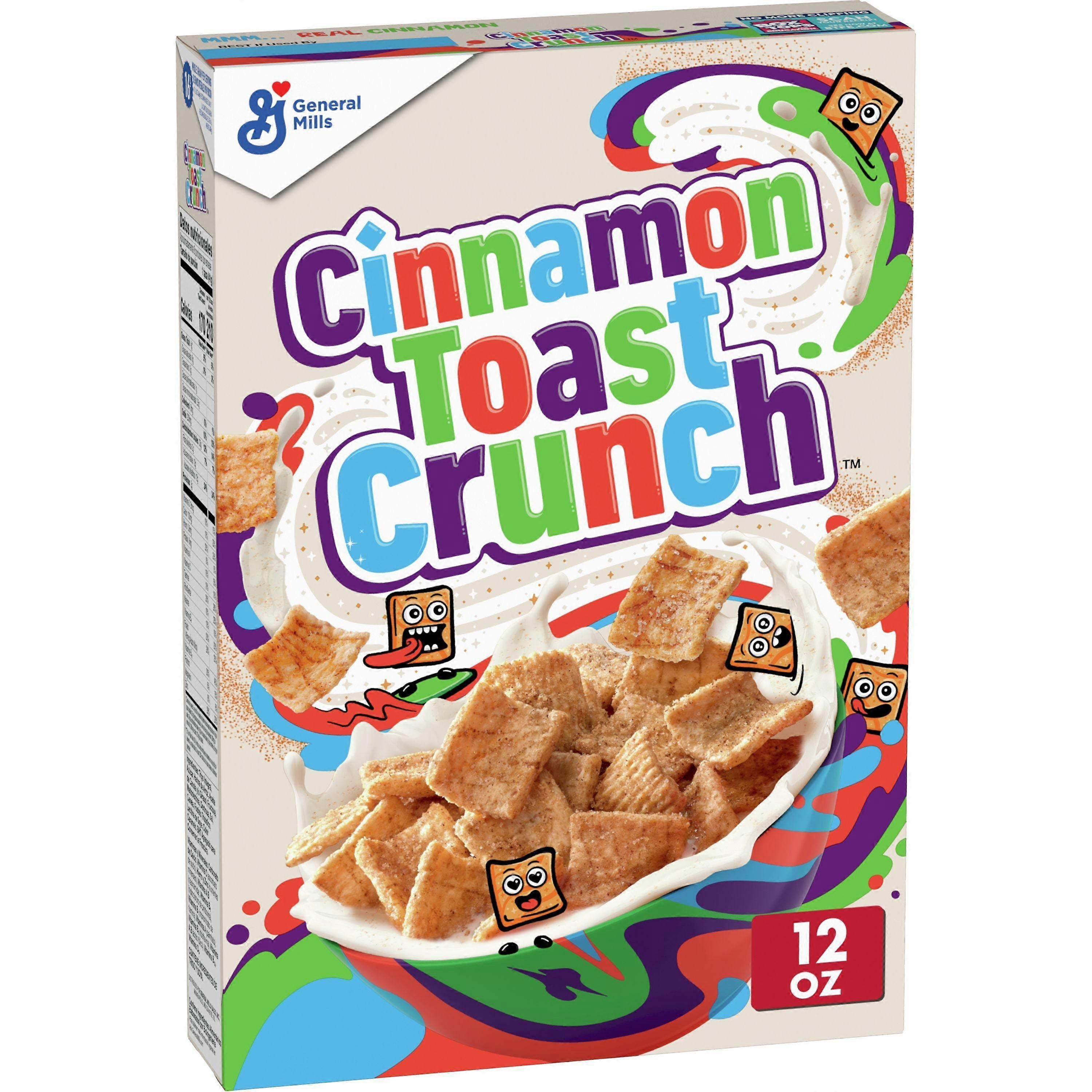 Cinnamon Toast Crunch Breakfast Cereal Box, 1 Ea