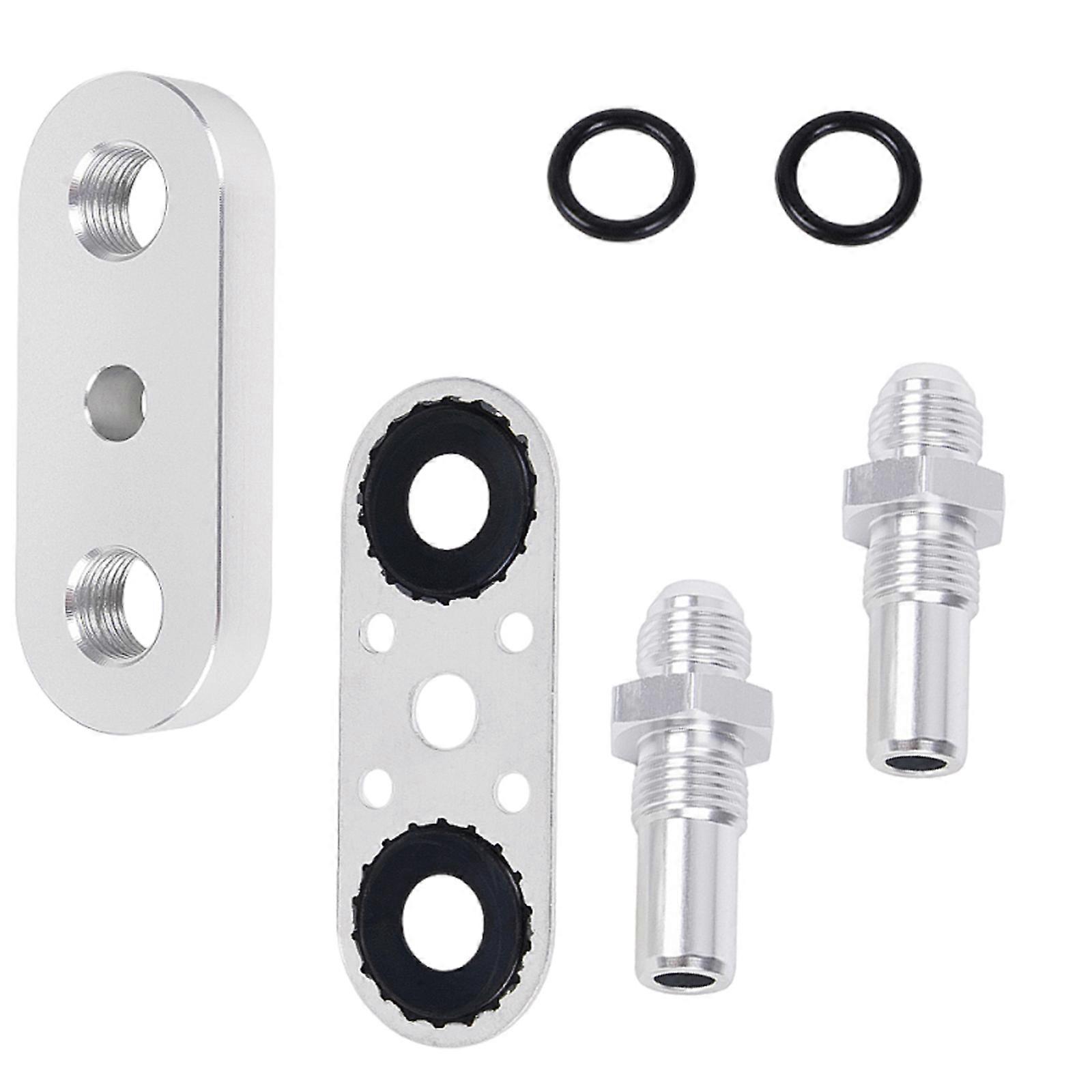 Replacement Transmission Line Adapter For 6L80E 8L90E Built With Aircraft Grade Aluminum For Durability Multicolor