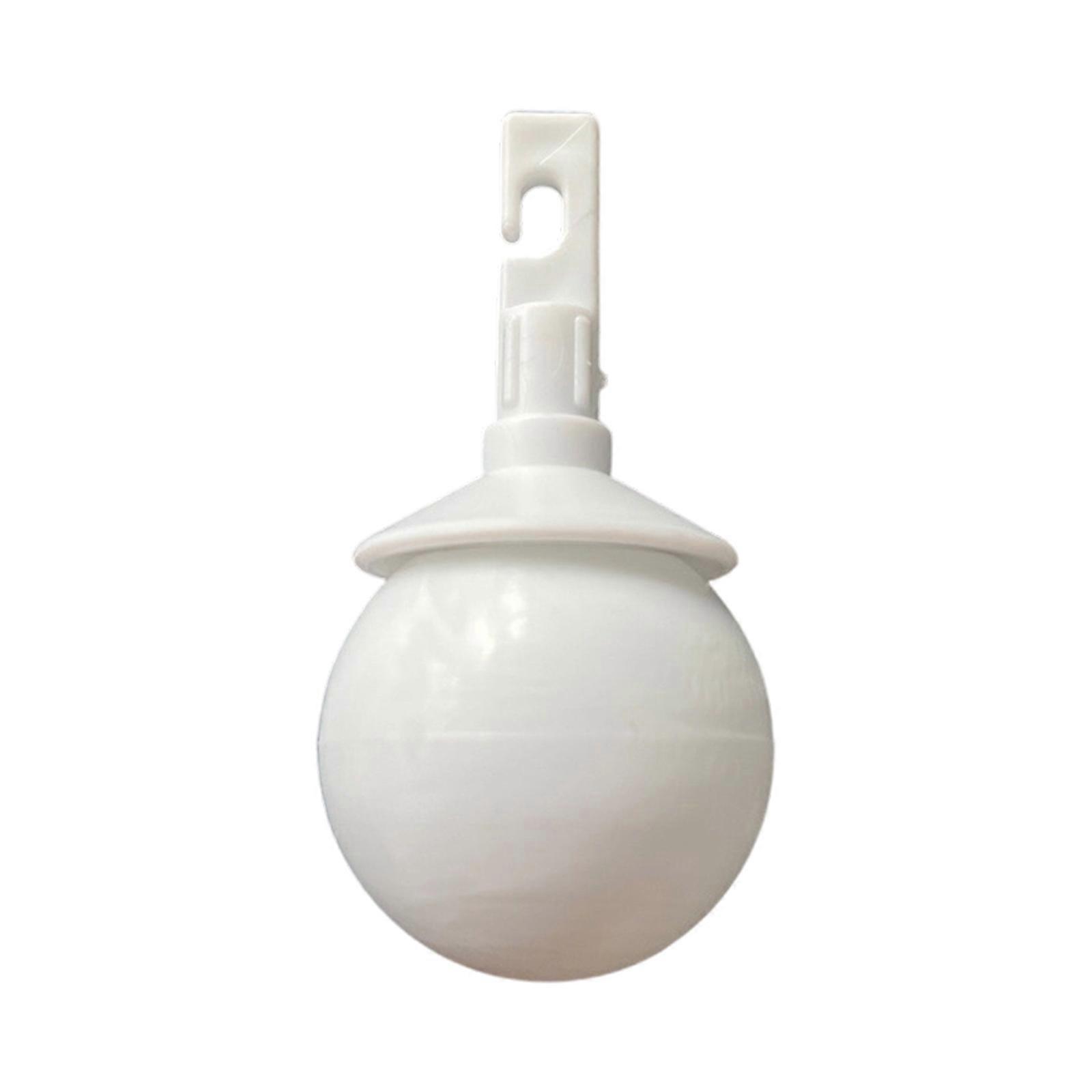 Sturdy Blind Cane Tip Aluminum Hook Styles Walking Stick Head NonSlip Grip with Good Frictions to Prevent User Falls  White