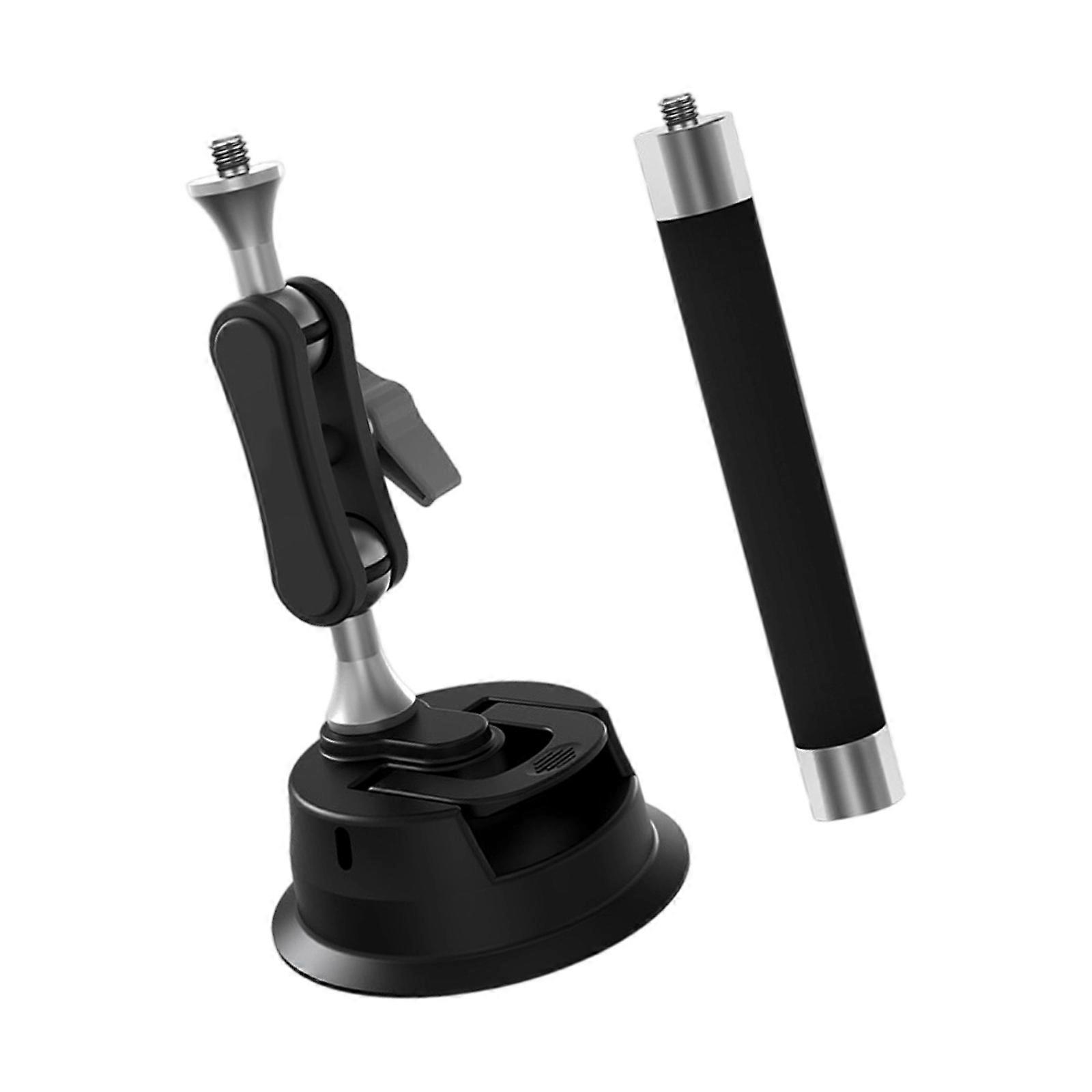 Camera Suction Cup Mount with Ball Head Arm 360 Degree Car Mount for Windshield Dashboard Suction Cup Mount Multicolor