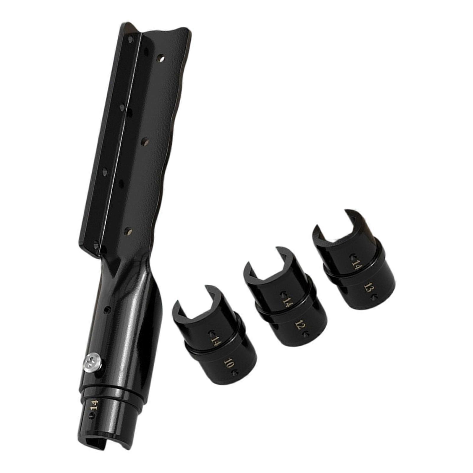 Quick Releases Ceiling Rod Spanner With 5 Sockets Compact Storage Design Nonslip Grip For Efficient Installation Multicolor