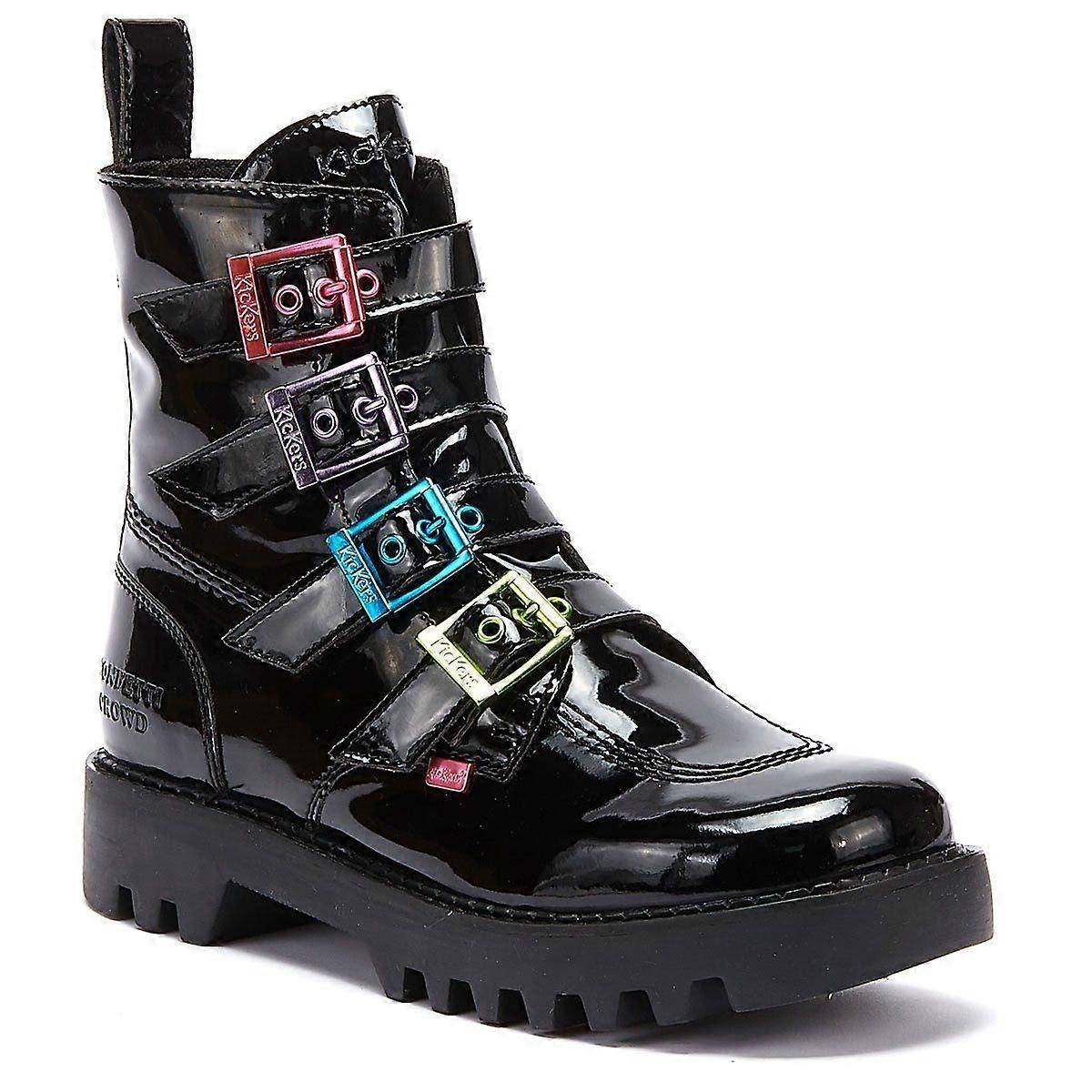 Kickers x Confetti Crowd Kizzie Higher Womens Black Boots