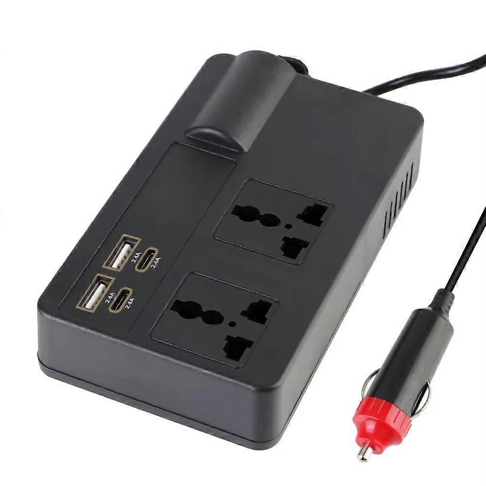 Universal Car Inverter High Power DC 12V/24V To AC 220V Car Converter Socket QC 3.0 USB/PD/Type C Charger Multifunction