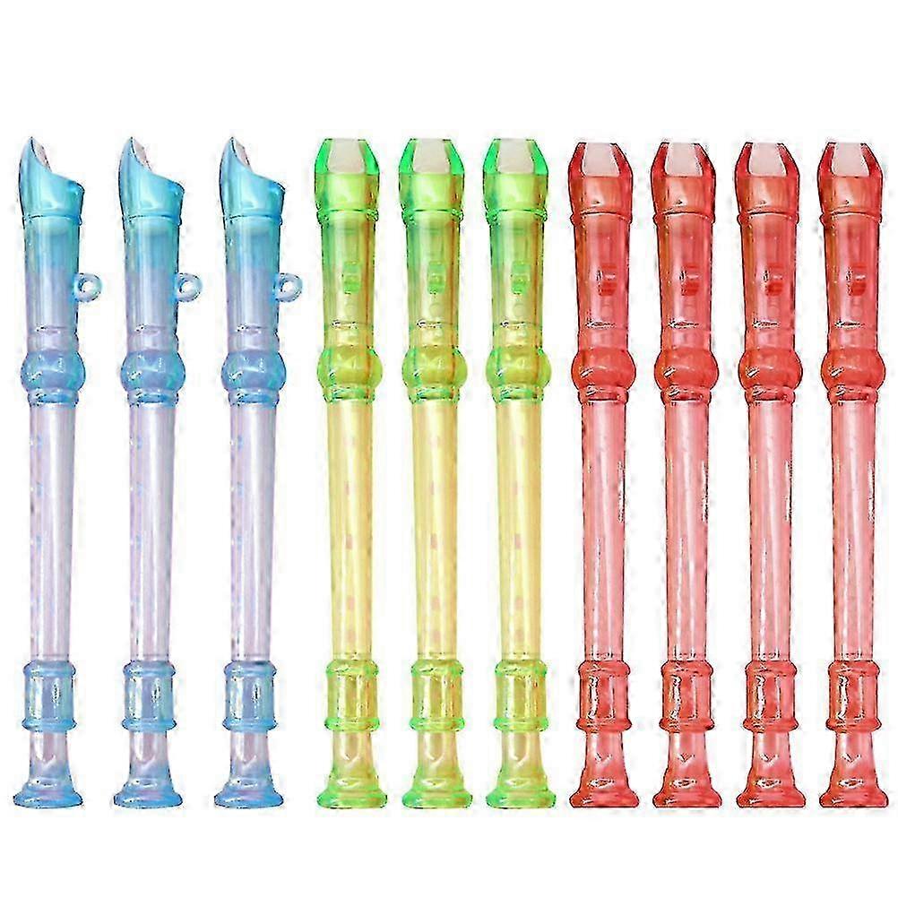 10pcs Children's Clarinet Beginners Clarinet Small 6-Hole Clarinets Instruments