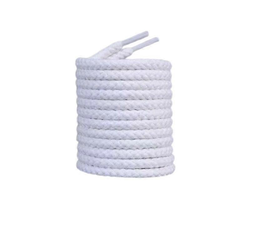 空军1号用粗绳鞋带，10mm圆形棉质粗鞋带替换