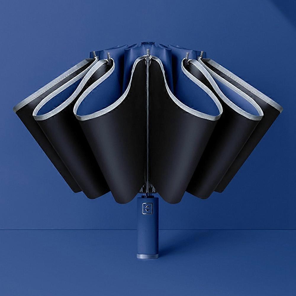 Reflective Automatic Umbrella Sun-proof Rainproof Dual-use Folding Reverse Type Umbrella Large UV Pr