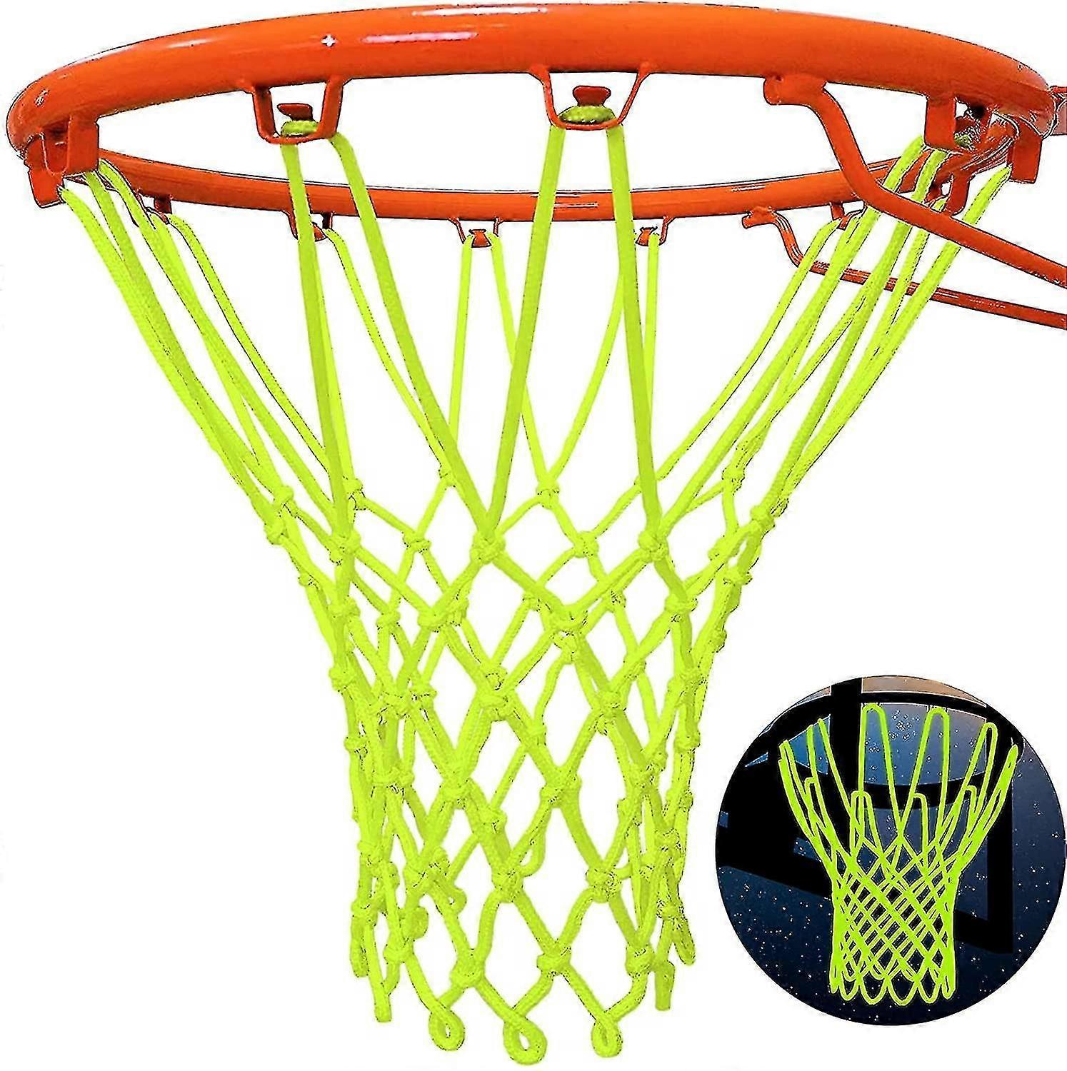 Luminous Basketball Net Self-luminous Basketball Net Outdoor Fluorescent Net JU