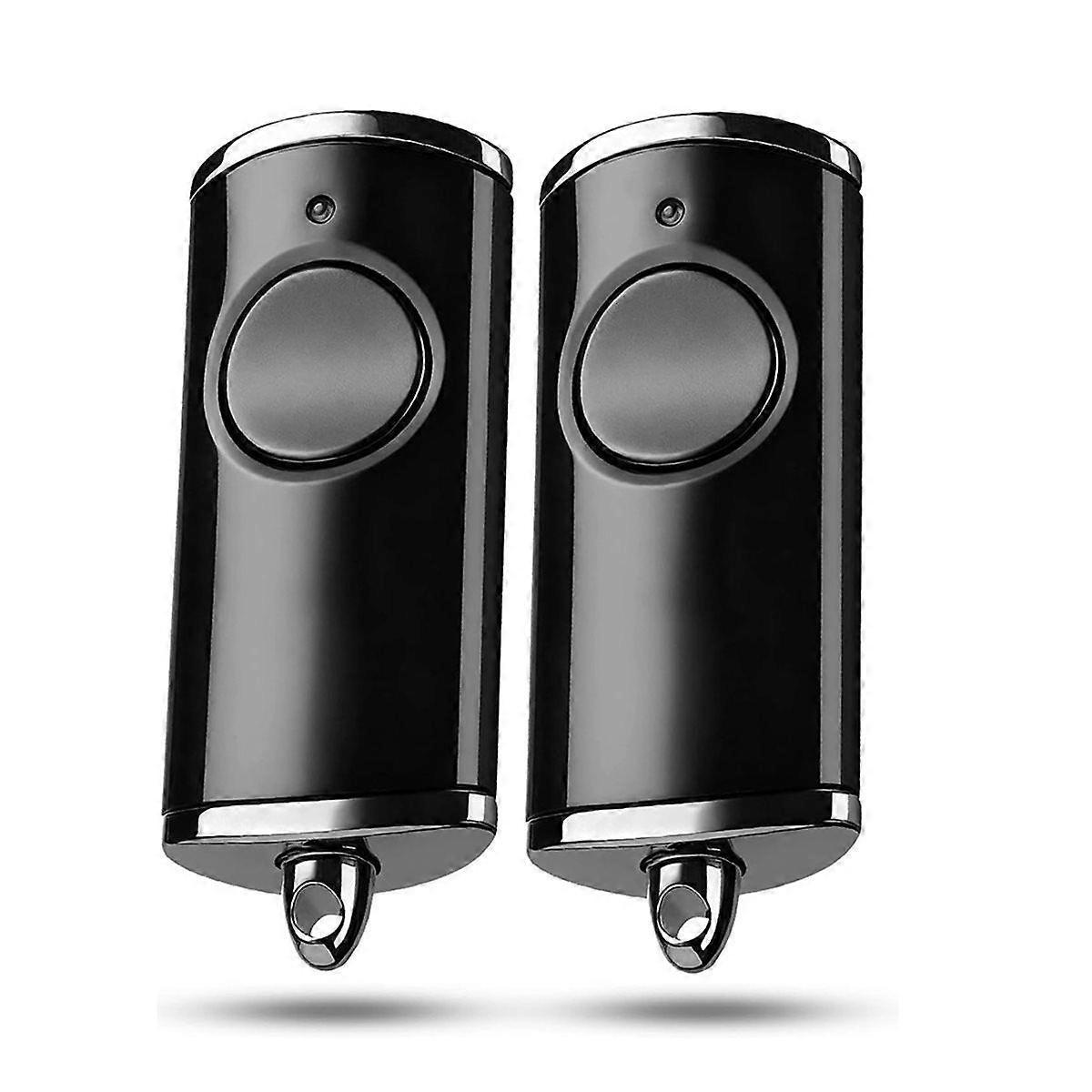 Garage Door Handheld Transmitter for HSE1-868-BS, Glossy Black, 1 Button Function,for HS1 HSE2 BiSec