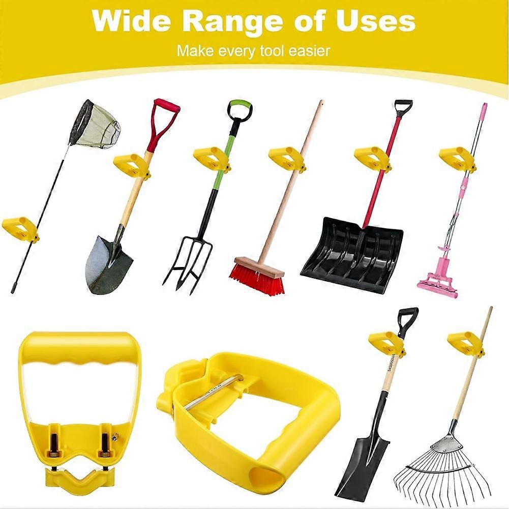 1 Pack Back Saving Tool Handle Attachment, Labor Saving Ergonomic Shovel or Rake Handle Attachment, Tool Handle Grip