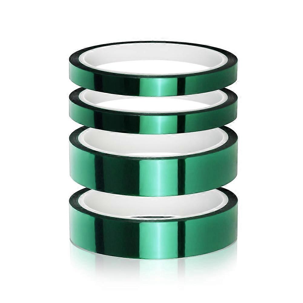 Thermal Tape,4Rolls of High Temperature Thermal Transfer Tape Thermal Tape for Sublimation,PCB Circuit Board,Soldering B