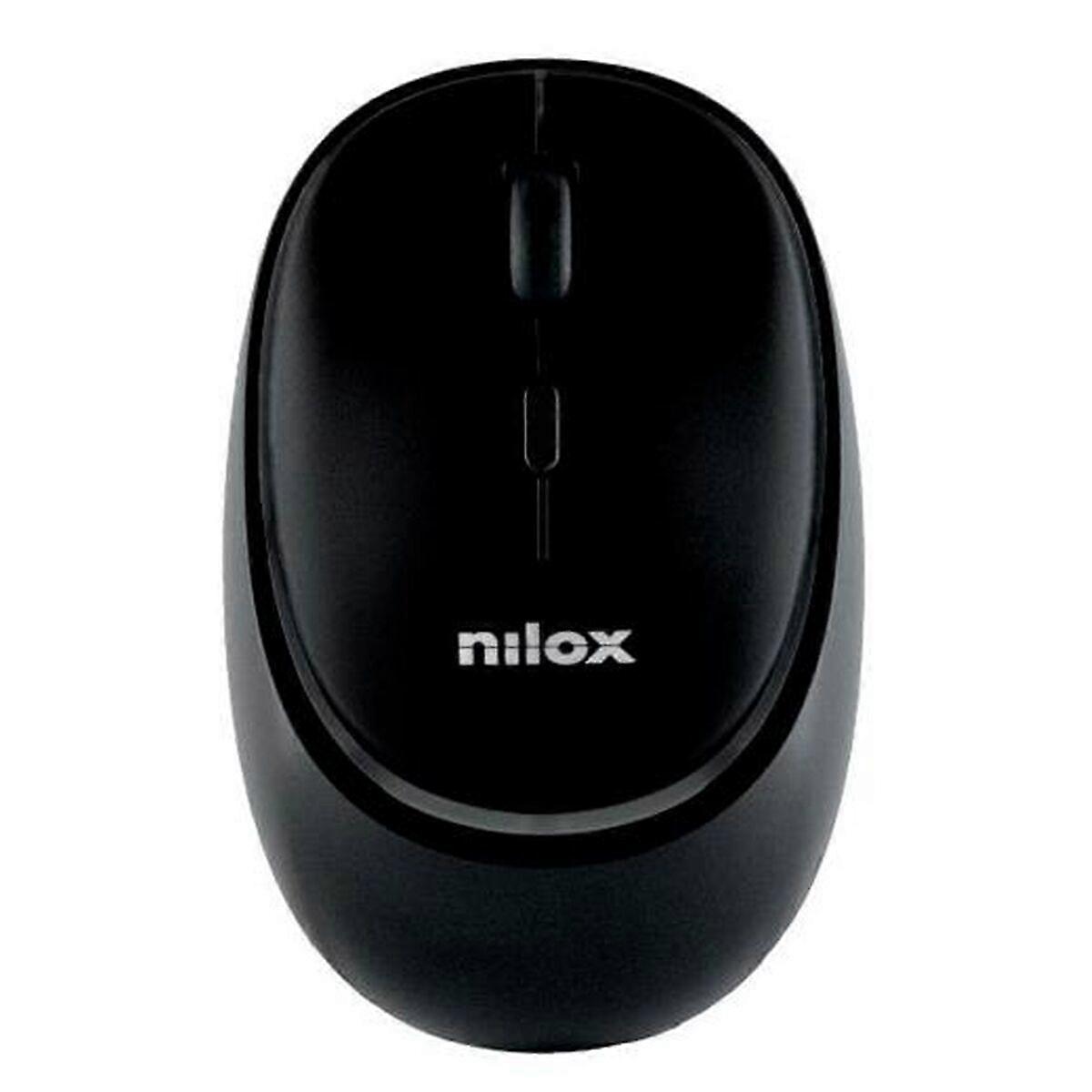 Mouse Nilox NXMDWS102 Black 1600 dpi