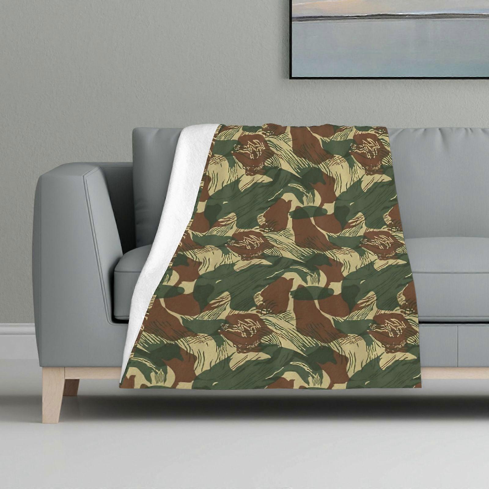 Blanket Multicolour Printed Blanket Super Soft Flannel Lightweight Fluffy Plush Bed Blanket Rhodesian Brushstroke