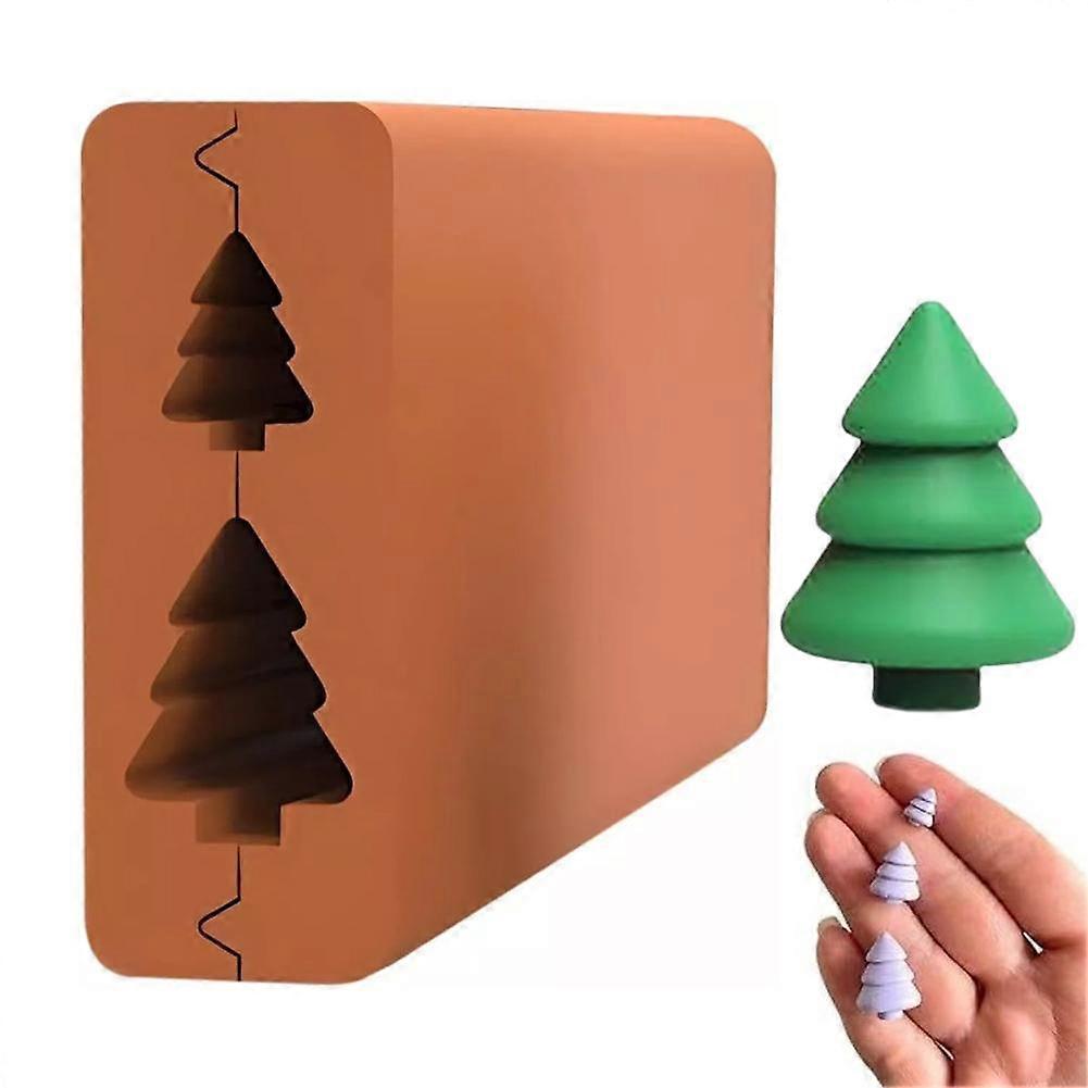 Christmas Tree Mold For Clay Easy To Use Crafting Tool Uniform Shapes For Holiday Decor