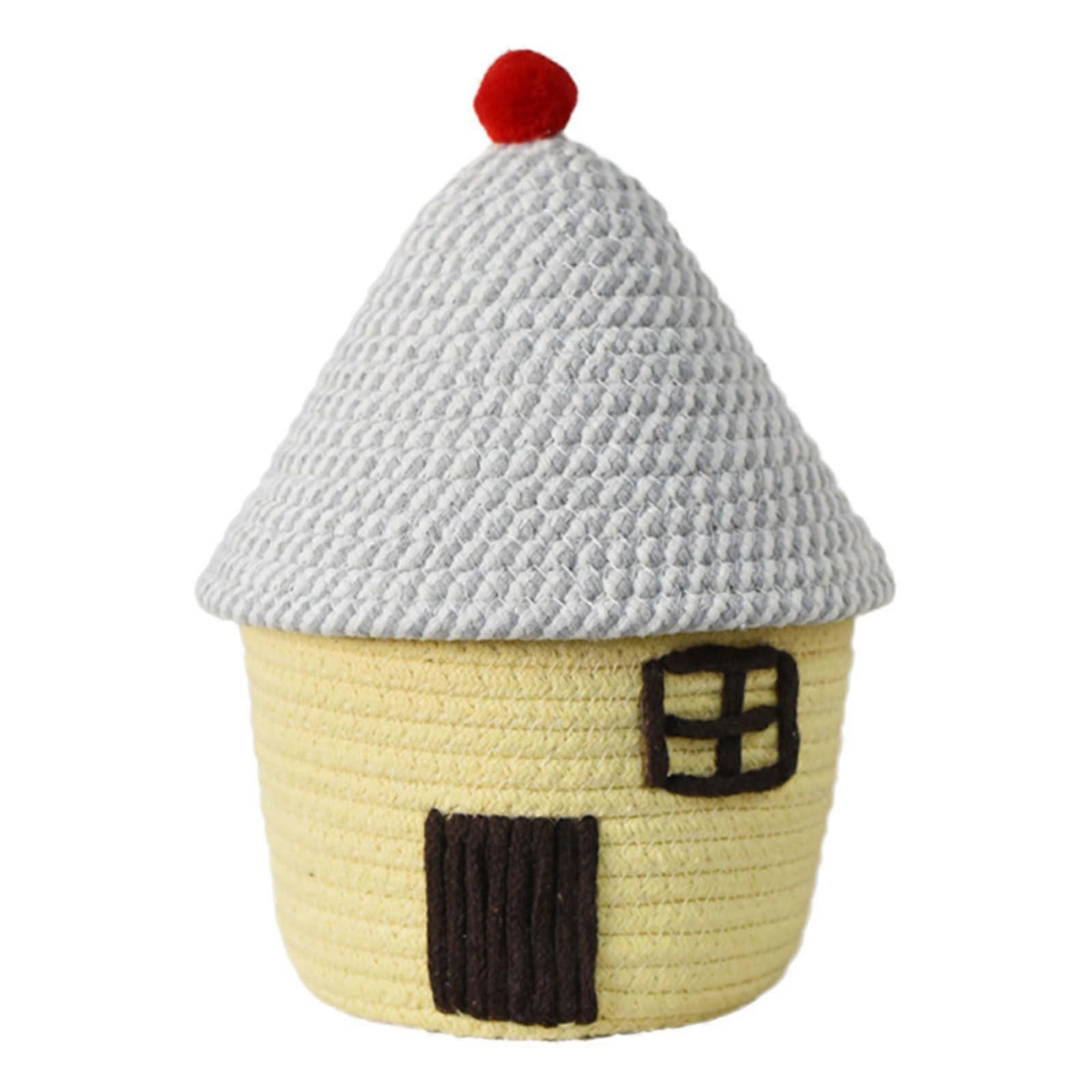 Cotton Thread Storage Container Durable Gray For Children's Toys Dorm Room Small Home Organization Craft Storage