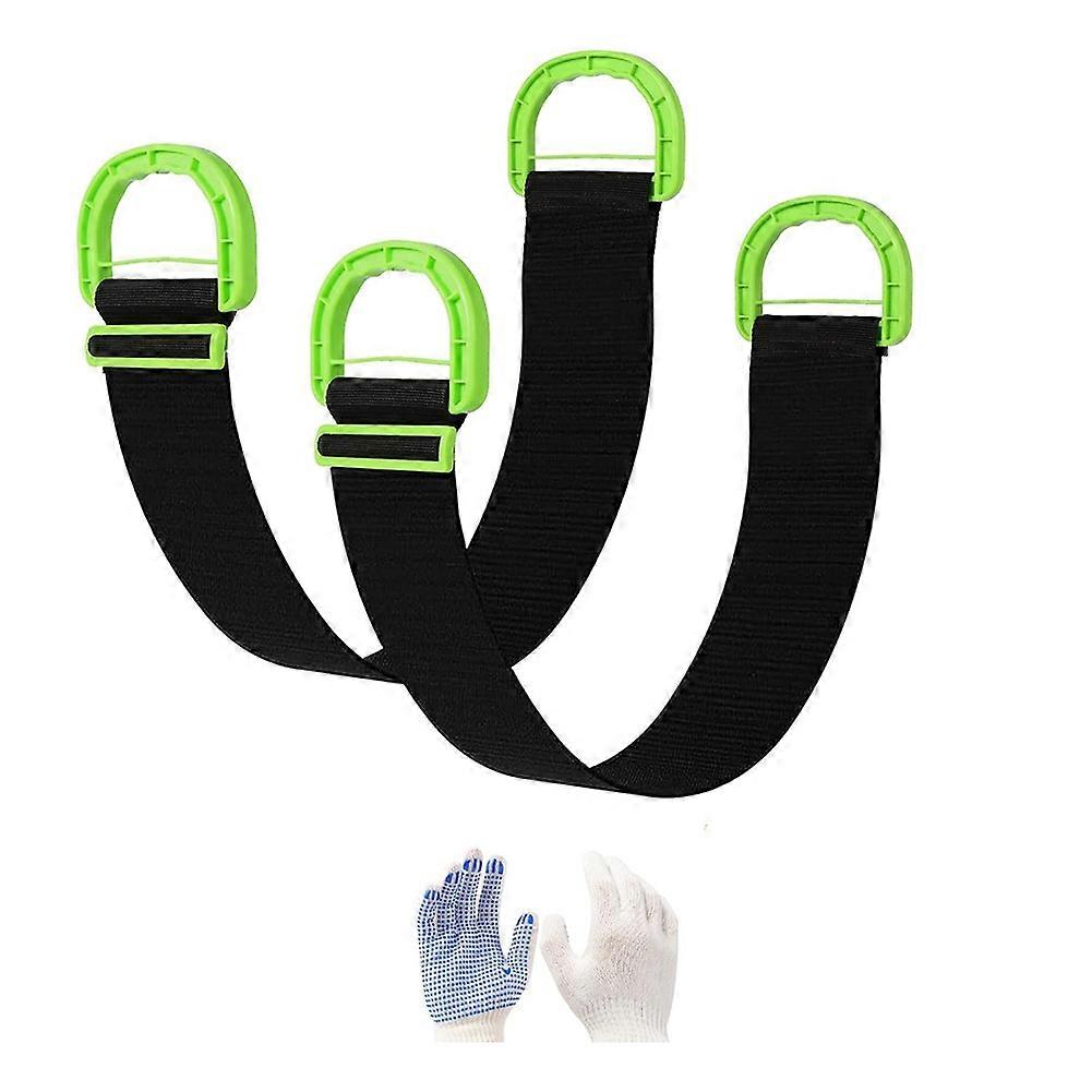 Moving Straps 1 Person Lifting and Moving System 2 Pack Adjustable Furniture Lifting Straps Appliance Moving Belts