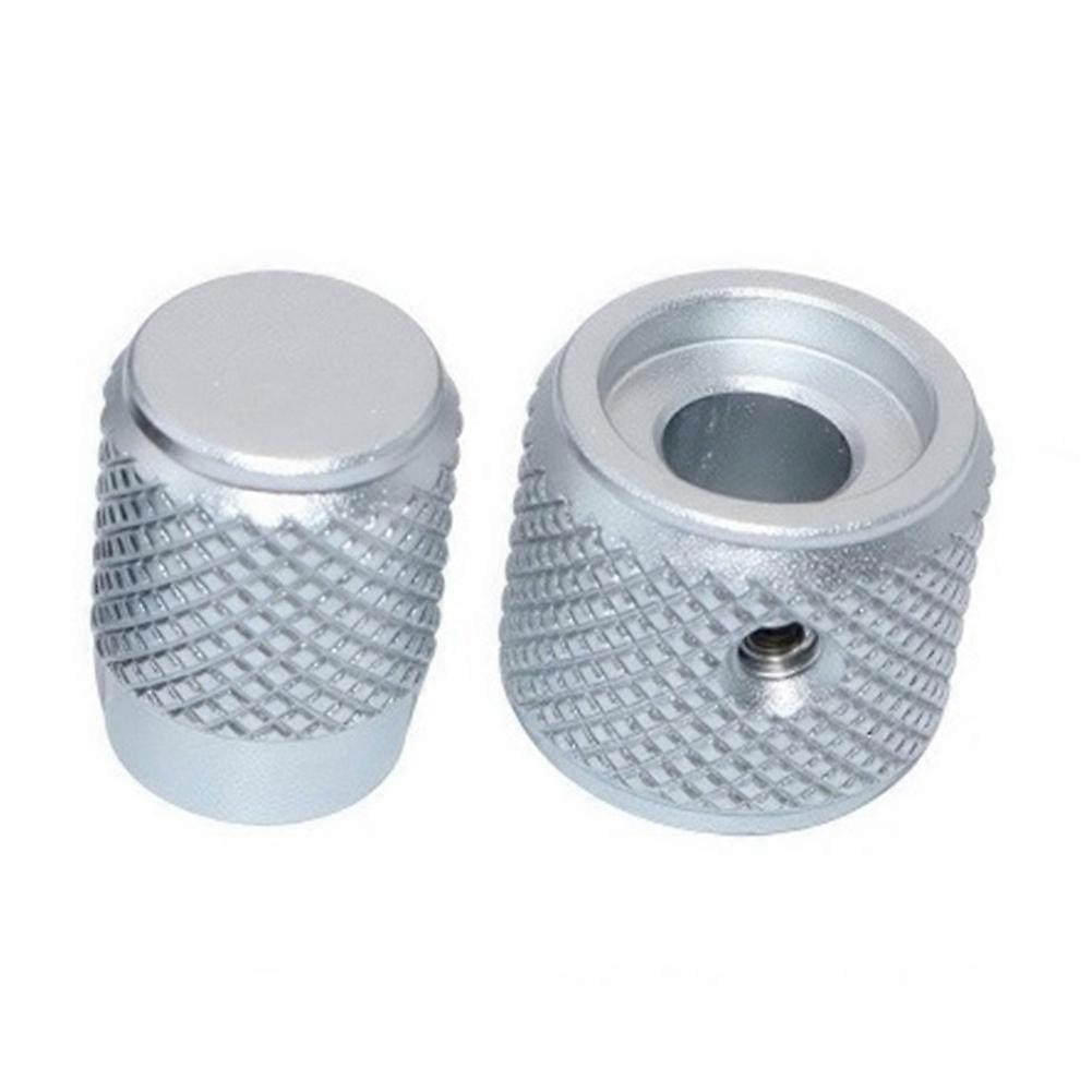 Aluminum Alloy Caps Solid Knob Dual-Axis Encoder Special Knob EC11EBB24C03 EC110701N2B Adjustment Knob Silver