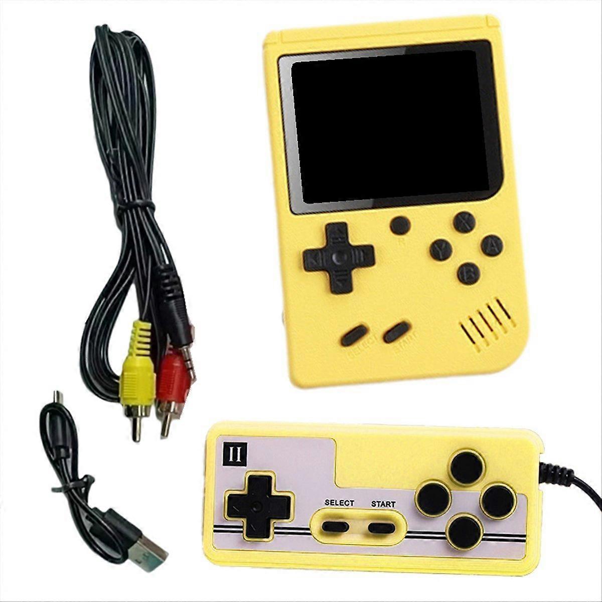 Handheld Video Game Console Mini LCD Kids Color Game Player Yellow
