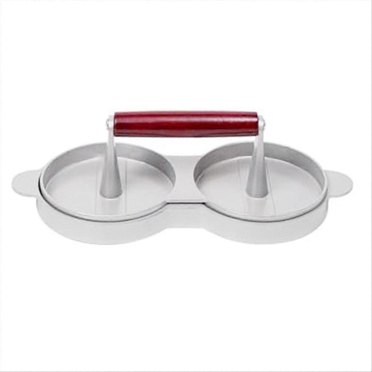 Double Hamburger ,Aluminium Alloy Burger Patty Maker with Handle