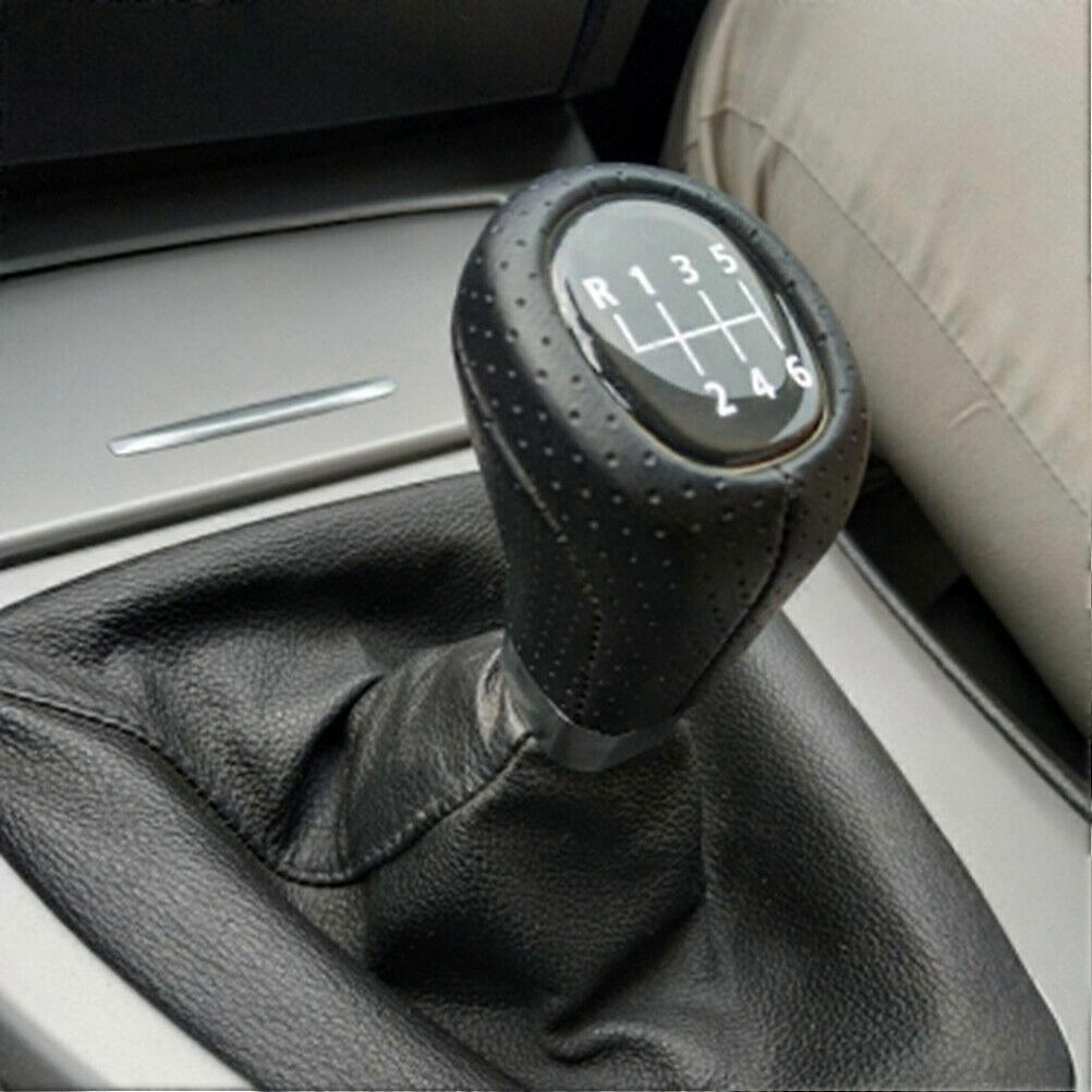 6 Speed Gear Shift Knob Leather for -BMW 1Series 3Series E81 E82 E87 E88 E90 E91 E92 E93