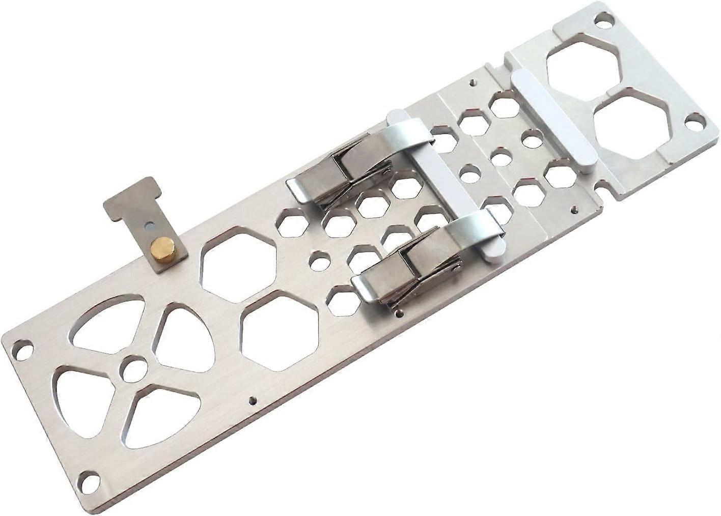 340mm Track Saw Square, Silver Right Angle Circular Saw Guide Rail Angle Stop Compatible with Festool and Makita Guide Rail