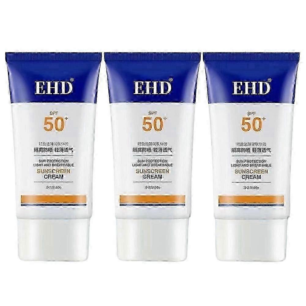 1-3X EHD sunscreen: Light and non-greasy, protection against UV rays