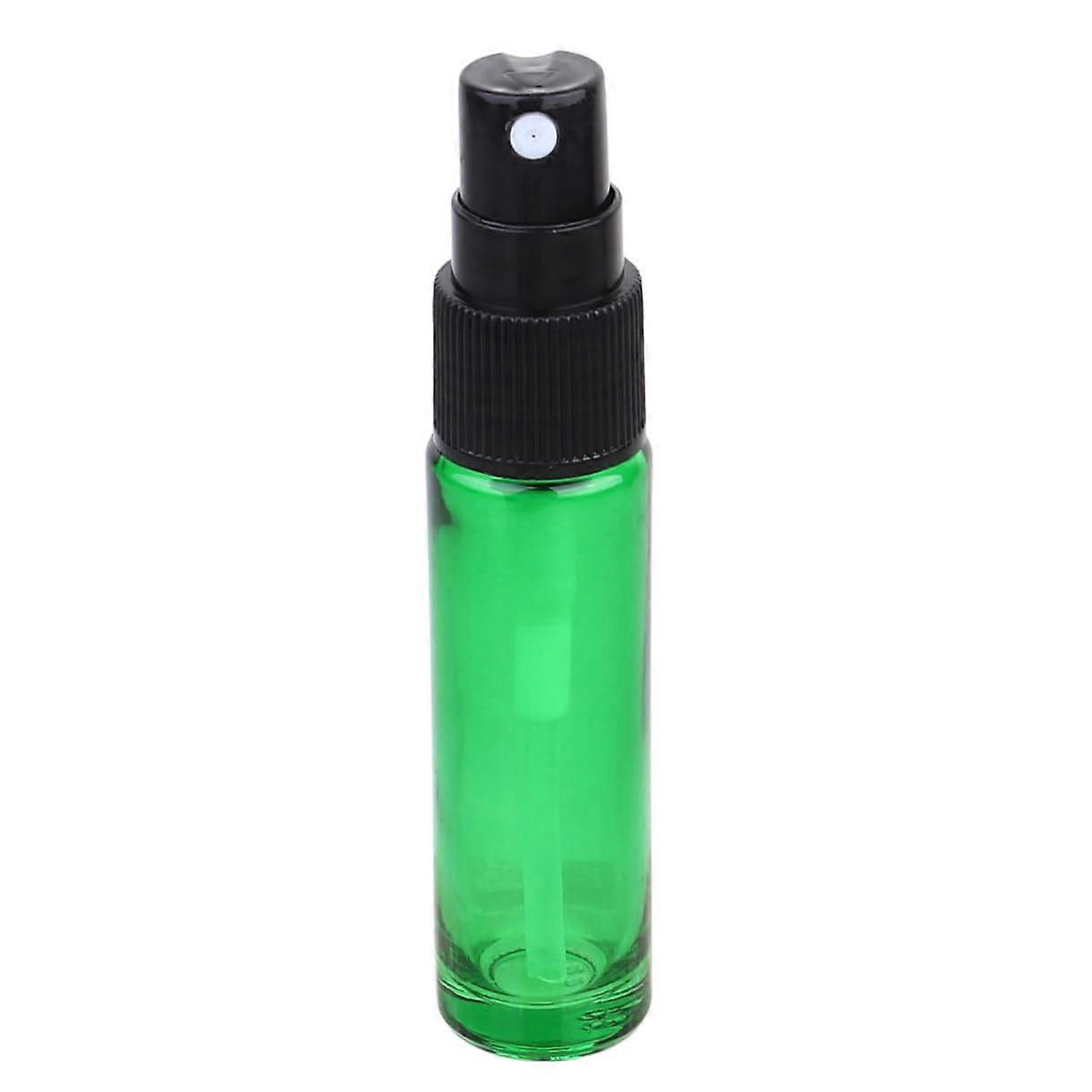 20PCS Refillable Perfume Atomizer Bottles Travel Size Glass Spray Bottles Green with Black