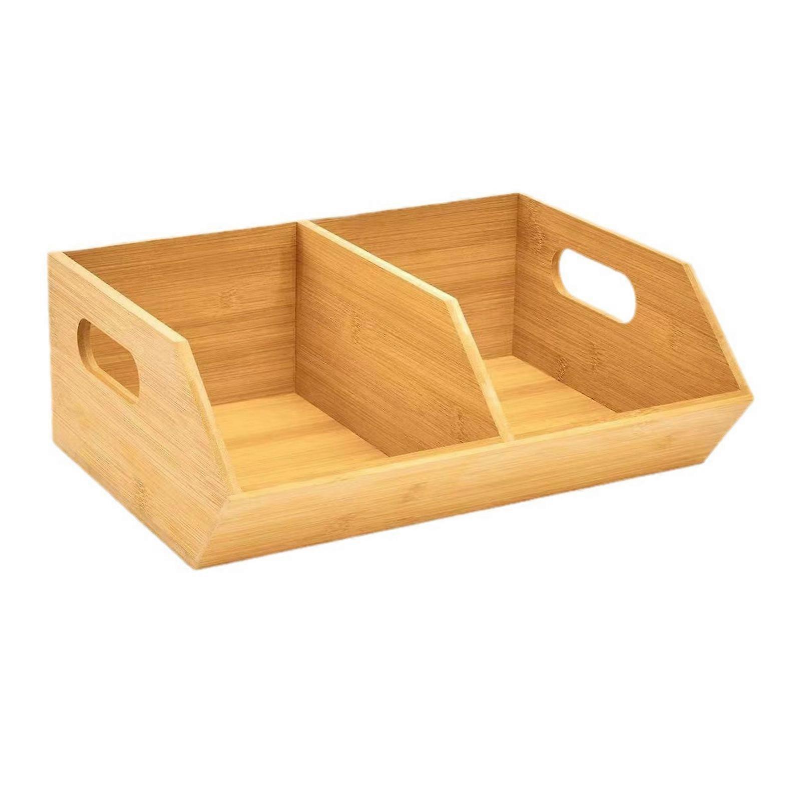 Sturdy Bamboos Storage Bin Designed for Heavy Duty Use Featuring Solid Frame Construction Ensuring Durability  small