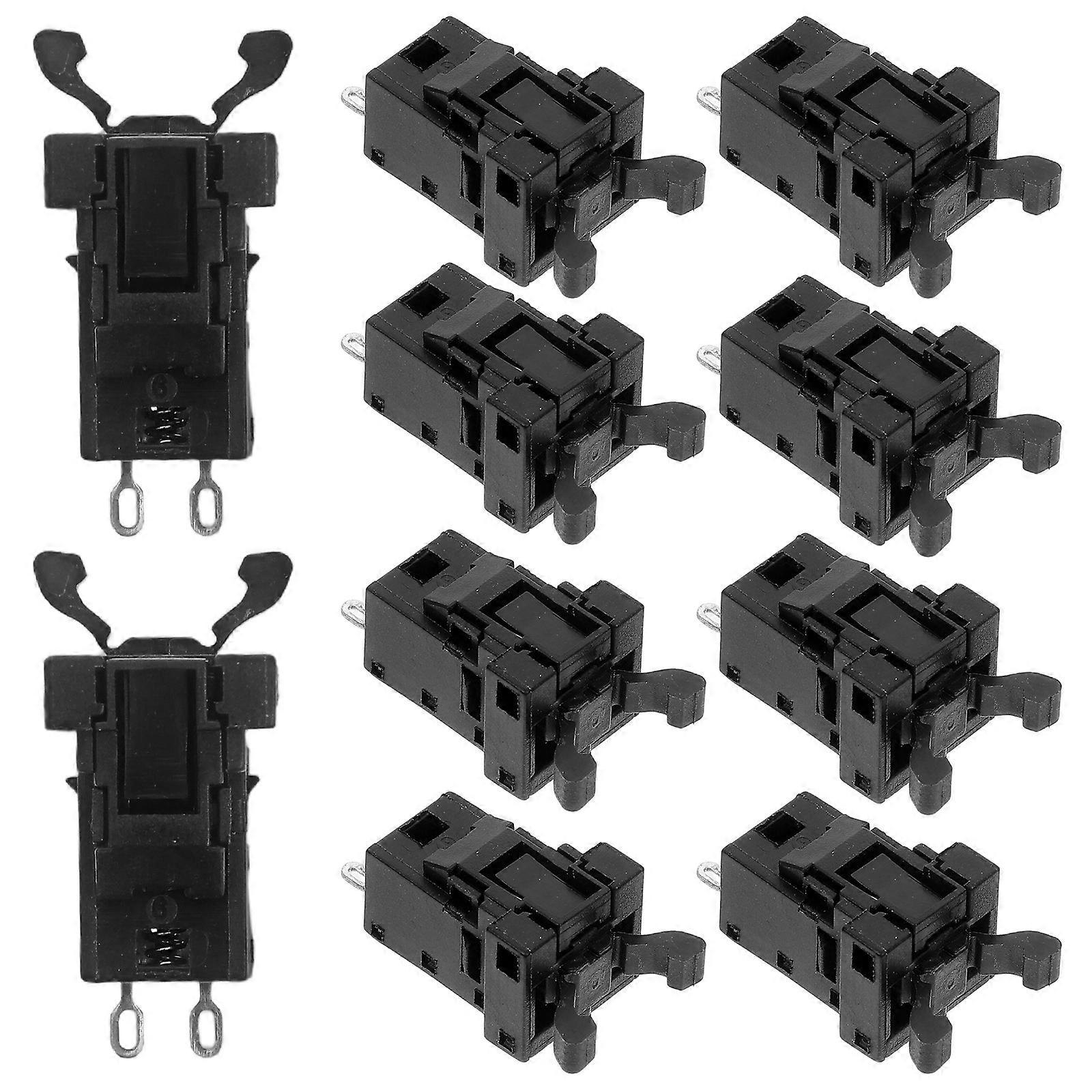 Garbage Can Lid Latch Replacement Assembly Push Latch Set of 10Pcs