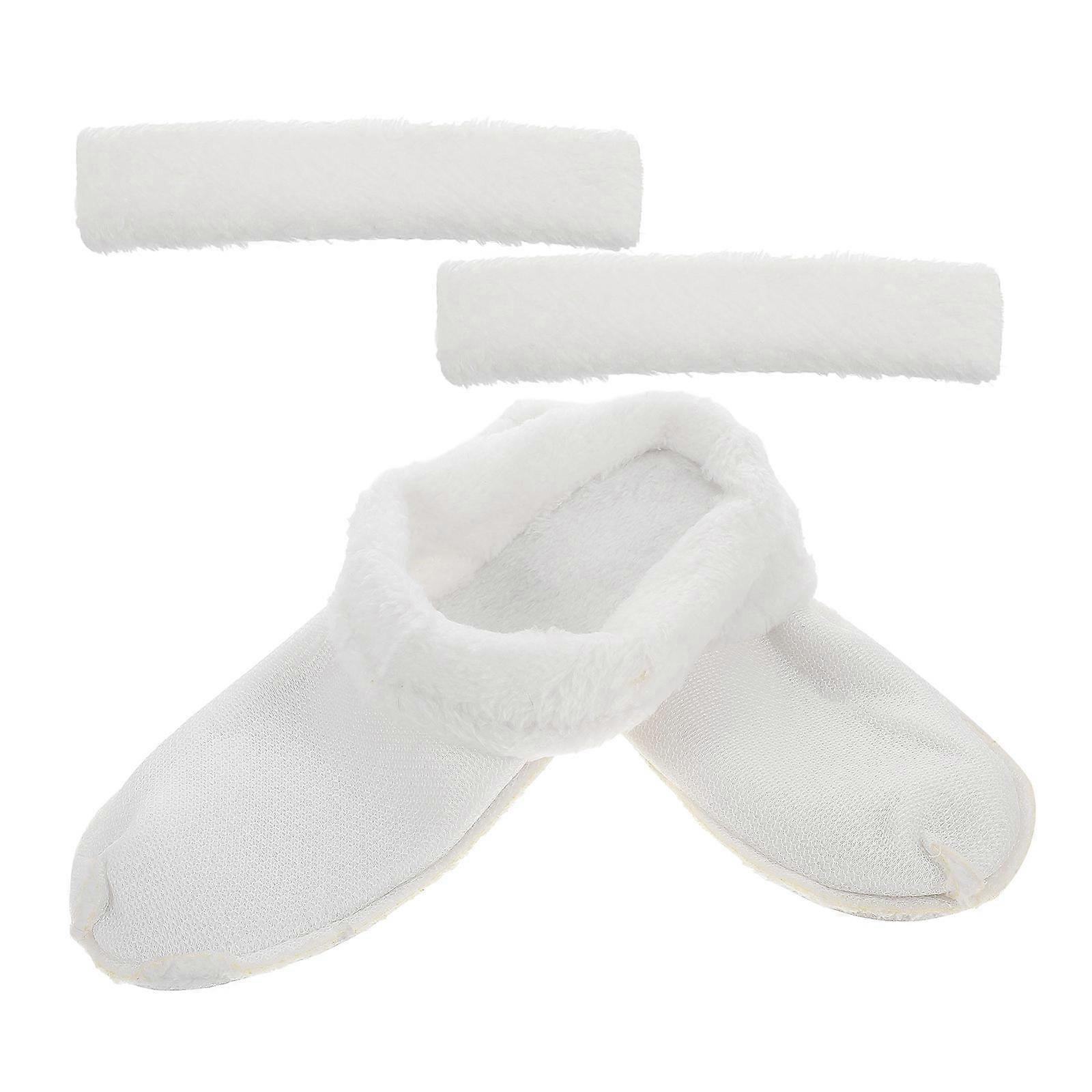 Soft Plush Shoes for Winter 1Set Removable Shoe Pads Inserts