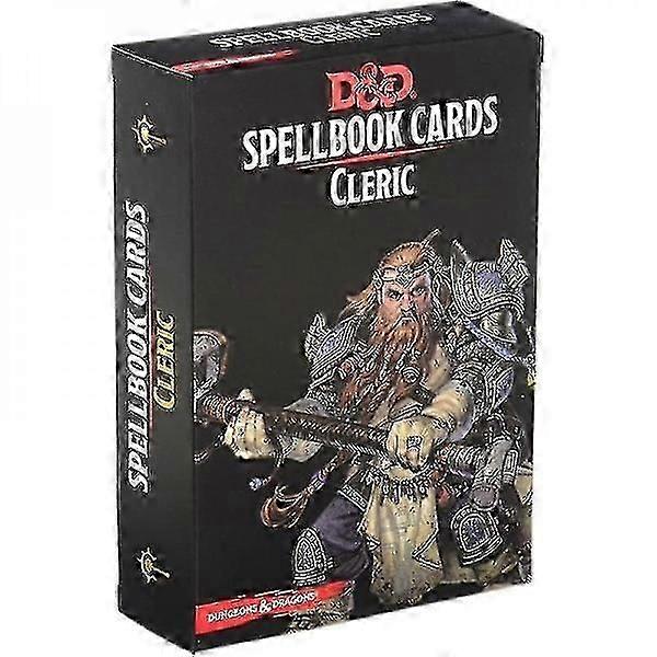 Priest Dungeons &amp; Dragons spellbook card board game.