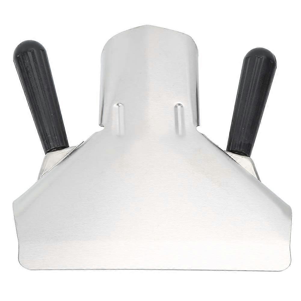 Stainless Steel Popcorn and French Fry Scoop with Double Handle, Large Capacity for Fast Serving