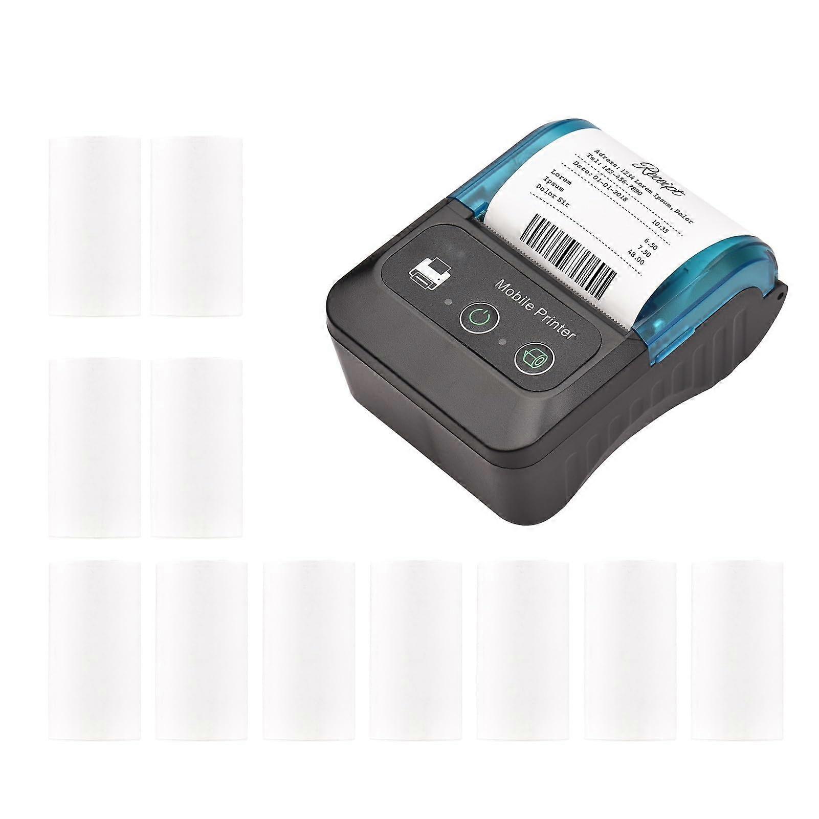 Portable Bluetooth Thermal Receipt Printer 57mm Speed POS USB Connectivity for Android iOS Windows