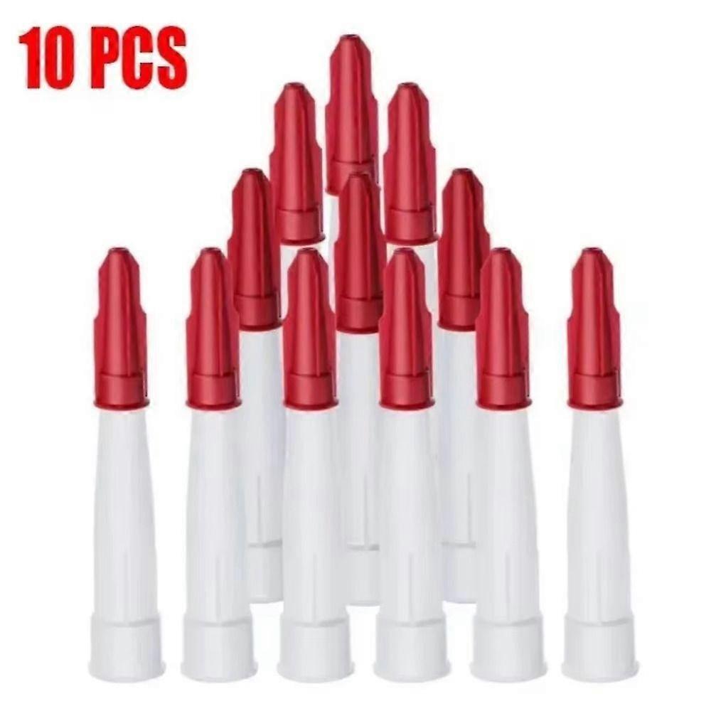 10Pcs Standard Thread Nozzle Cap Re-sealable Caulking Nozzles Mastic Cartridge  Construction Tools