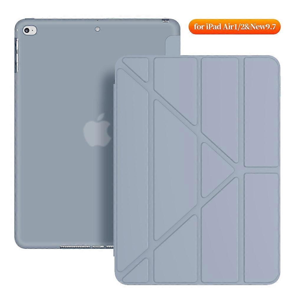 Stylish Case For Ipad Air 2 Lavender Gray Transformers Leather