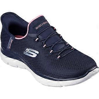 Skechers Summits - Diamond Dream Textile Women's Navy/Pink Trainers