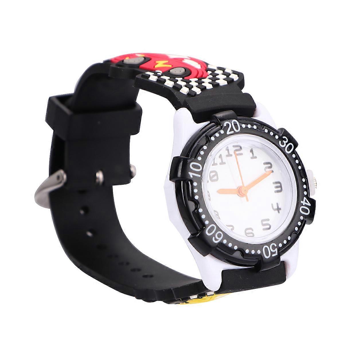 Car Pattern Kid Watch Waterproof Watch for Children Gift
