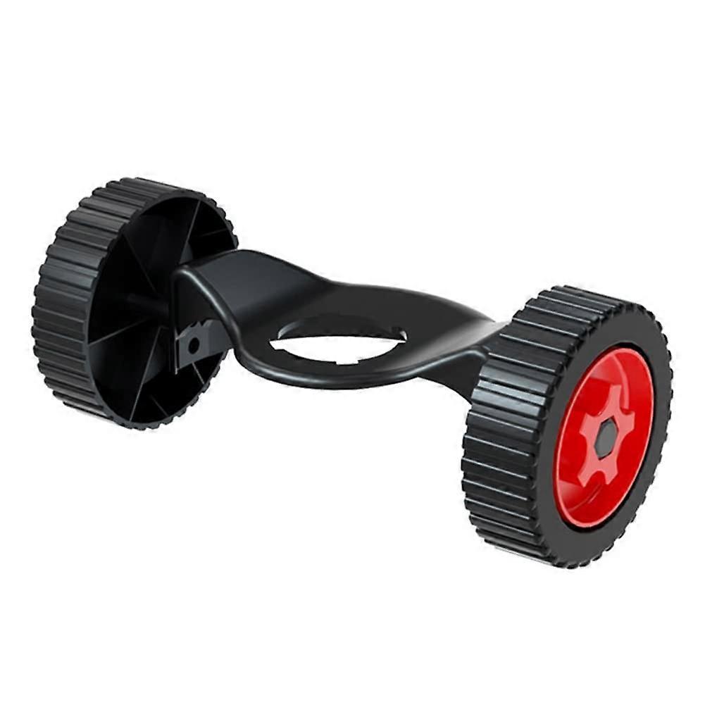 Grass Trimmer Wheel Attachment with 180° Rotation for Straighter Cutting and Quick Conversion Kit