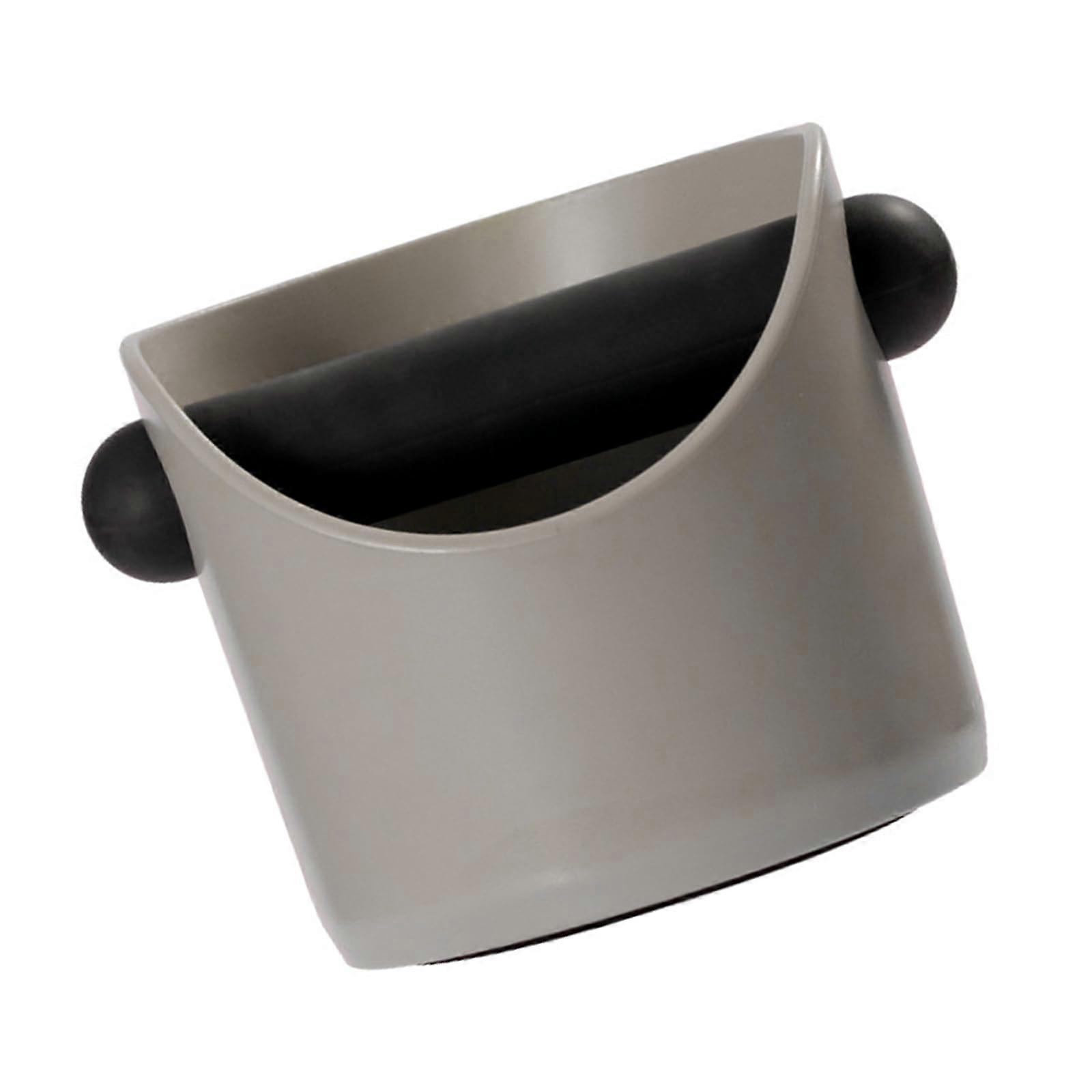 Small Capacity Coffee Knock Box ABS Espresso Grounds Container Compact Round Design for Kitchen
