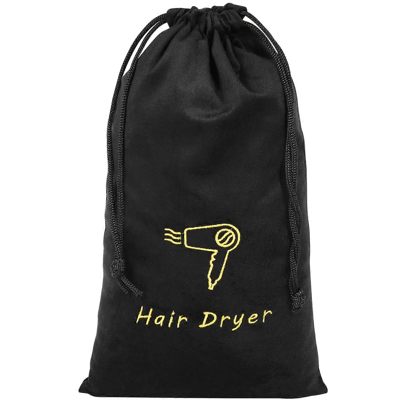 Hair Dryer Travel Bag with Durable Protective Pouch and Quick Drawstring Closure for Compact Storage