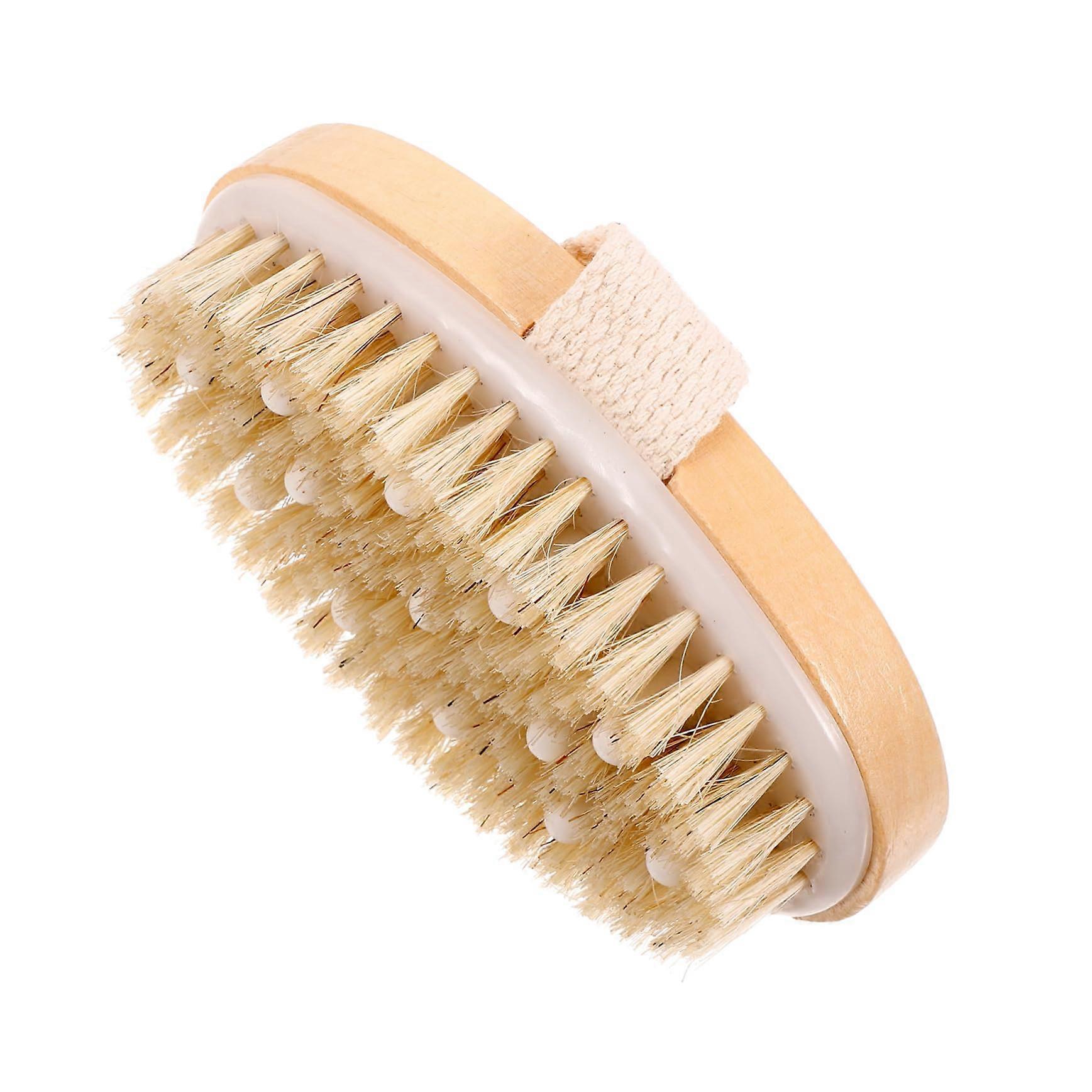 Bath Brush with Soft Bristles for Deep Cleansing, Long Handle Back Scrubber for Shower Use