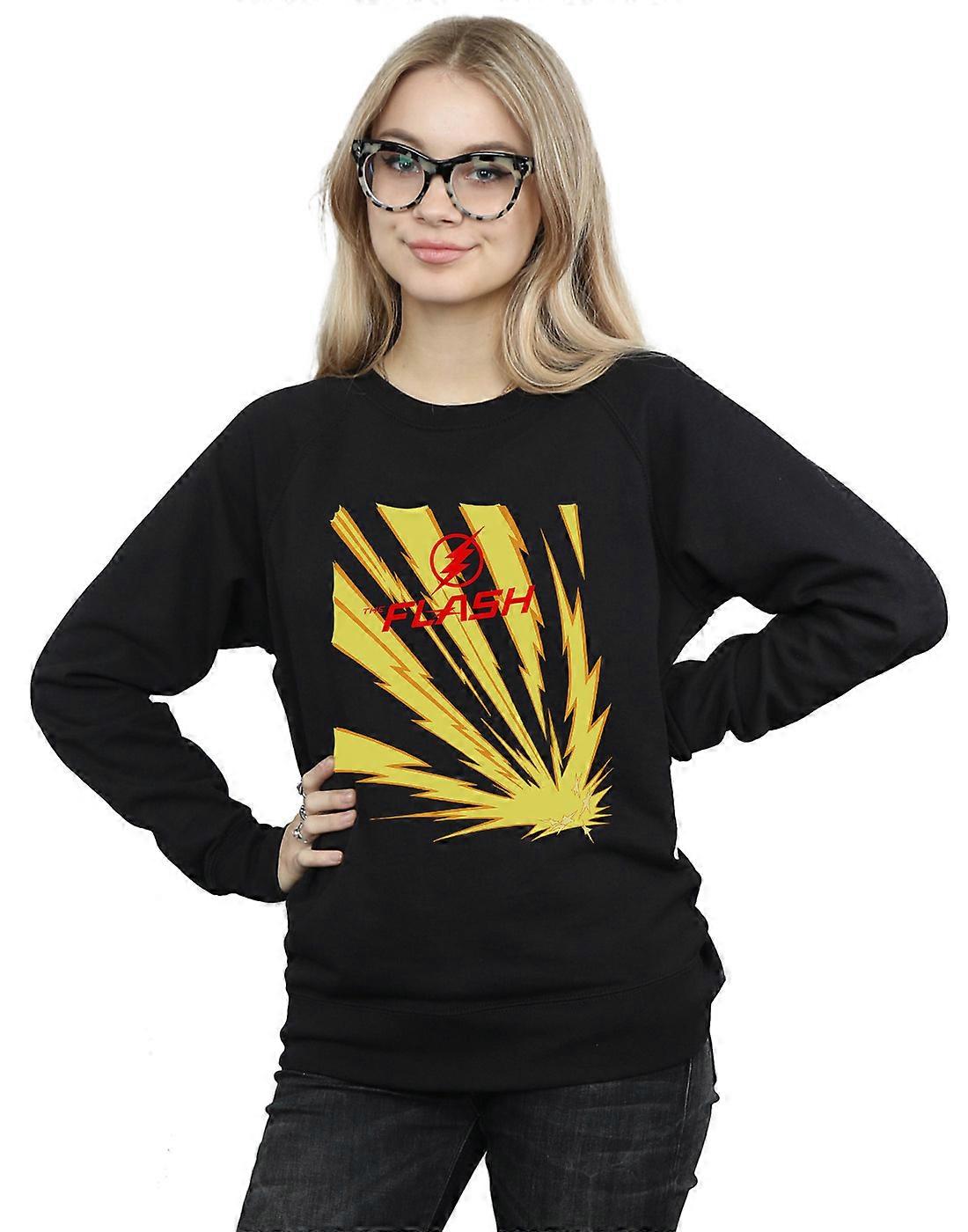 DC Comics Women's The Flash Lightning Bolts Sweatshirt