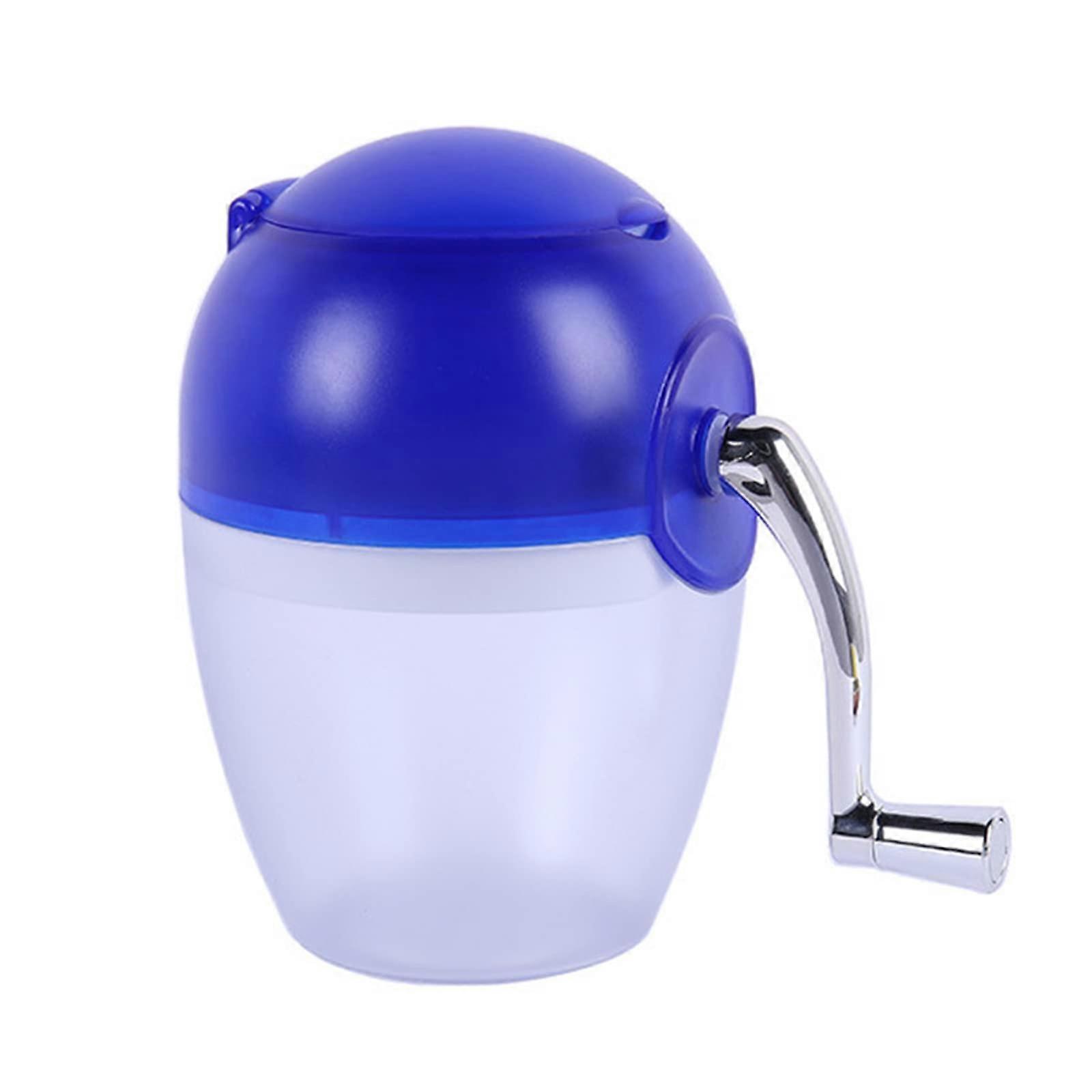 Manual Ice Crusher with Double Door Design and Sharp Stainless Blades for Large Capacity Home Use