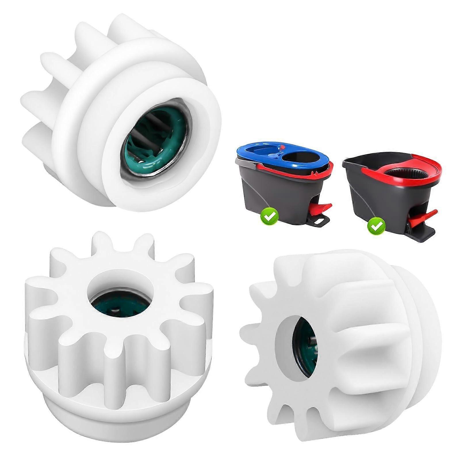 3 Pack Spin Mop Bucket Gears for OCedar EasyWring and Vileda RinseClean, Durable Fast Install