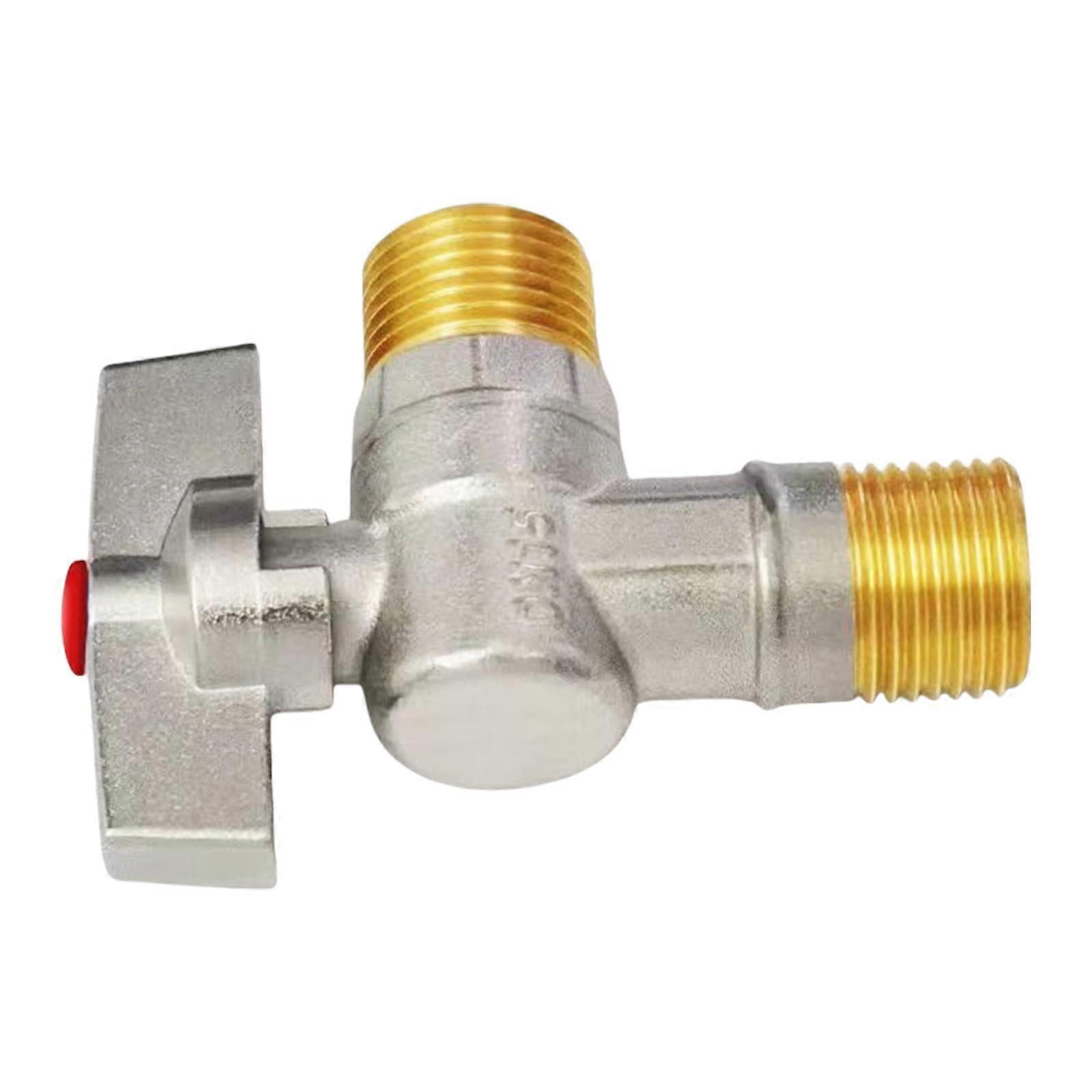 G1/2 Brass Angle Stop Valve for Hot and Cold Water, Tool Installation, Easy Shutoff Control