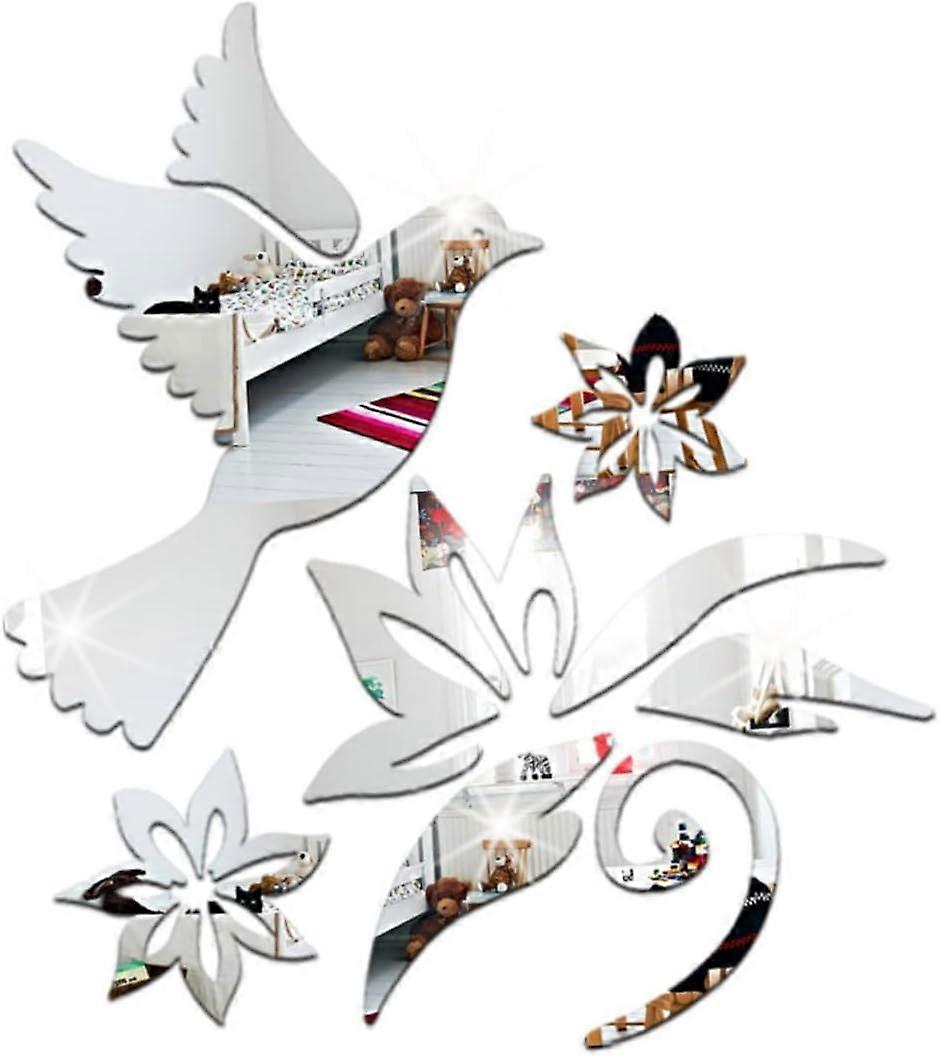 Acrylic mirror wall stickers