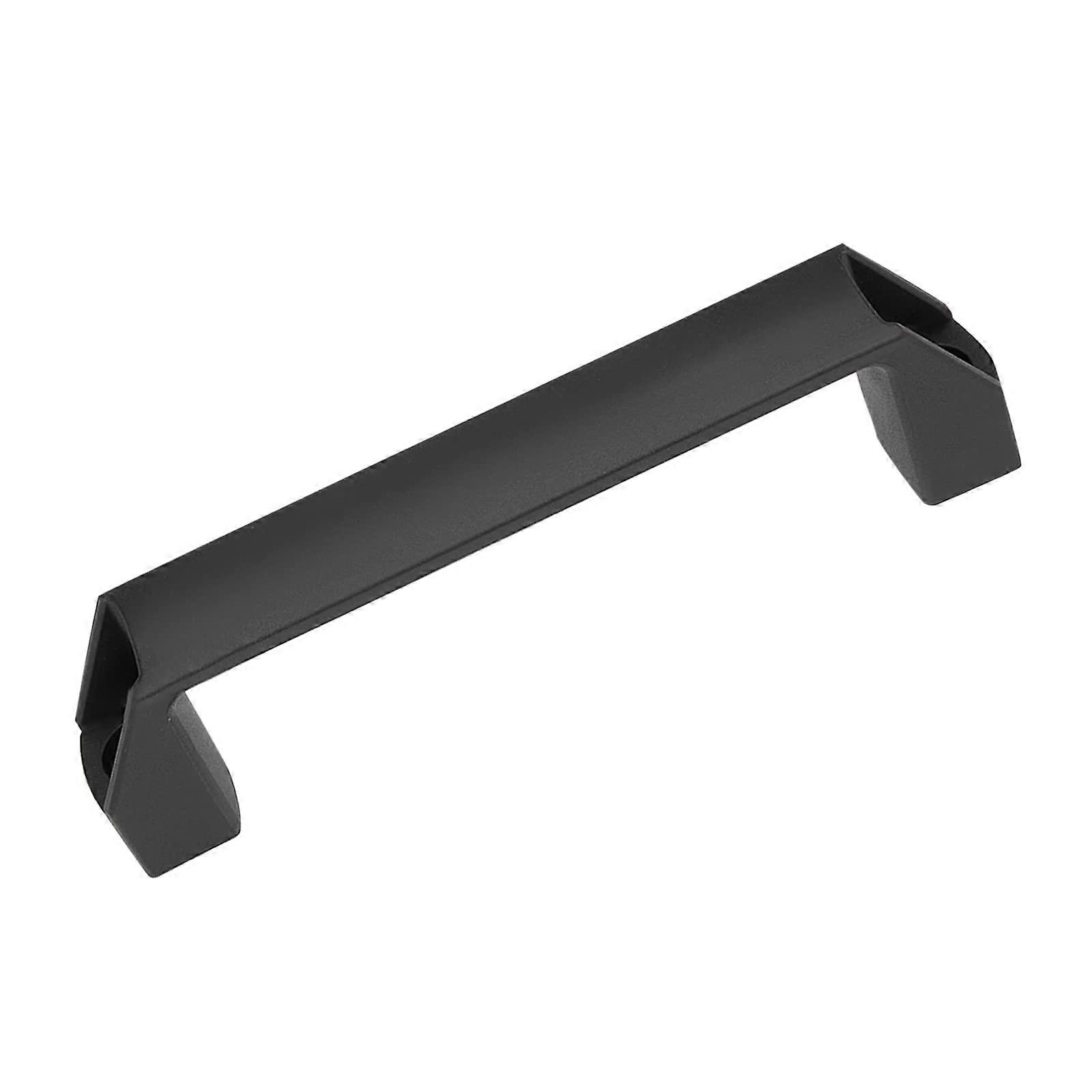 Black Plastic Cabinet Pull Handle 169mm Rectangular Drawer Pull with Ergonomic Grip for Cupboard Door