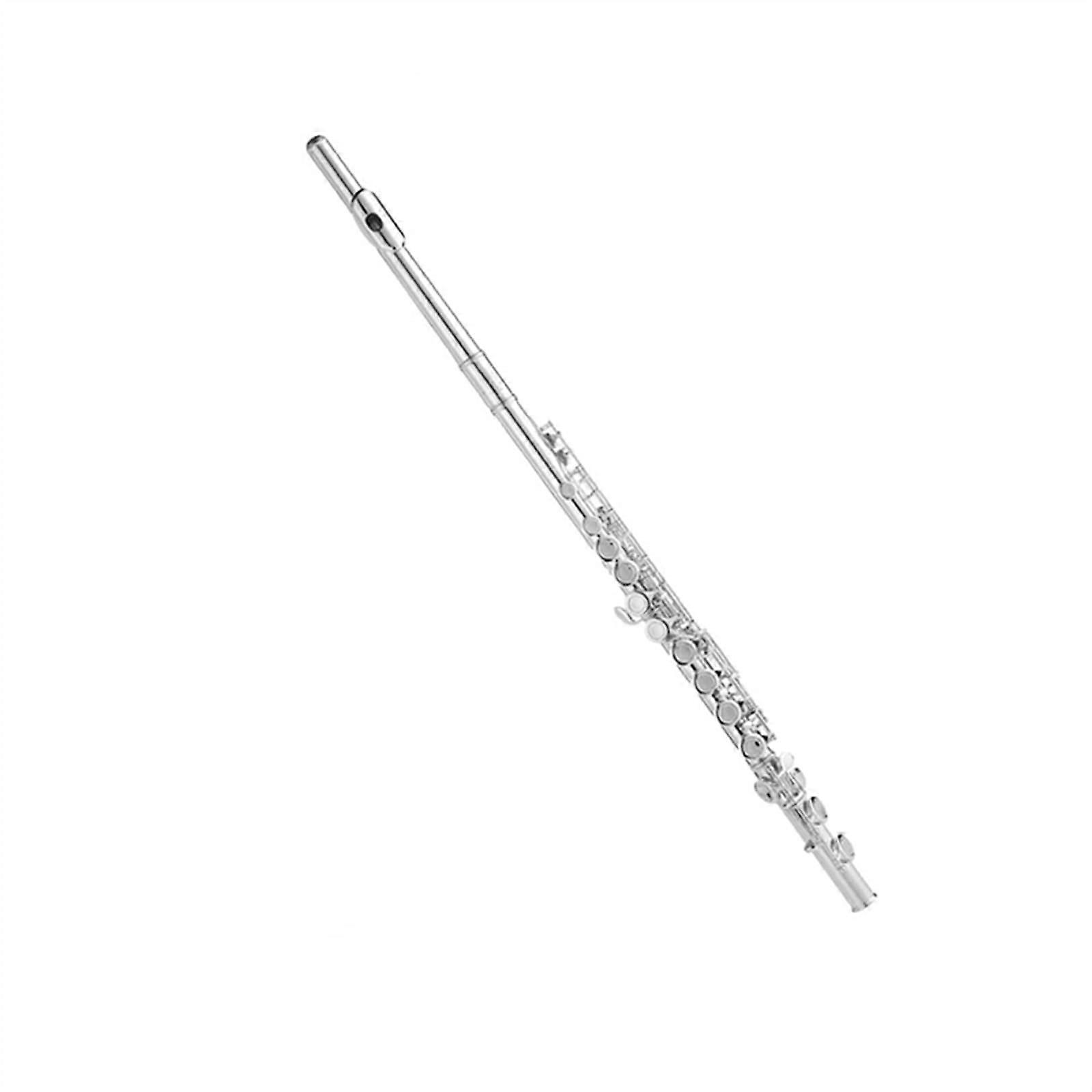 Flute for Beginners Nickel Silver LeftHanded E Key Closed Hole C Key Easy Sound Quick Response